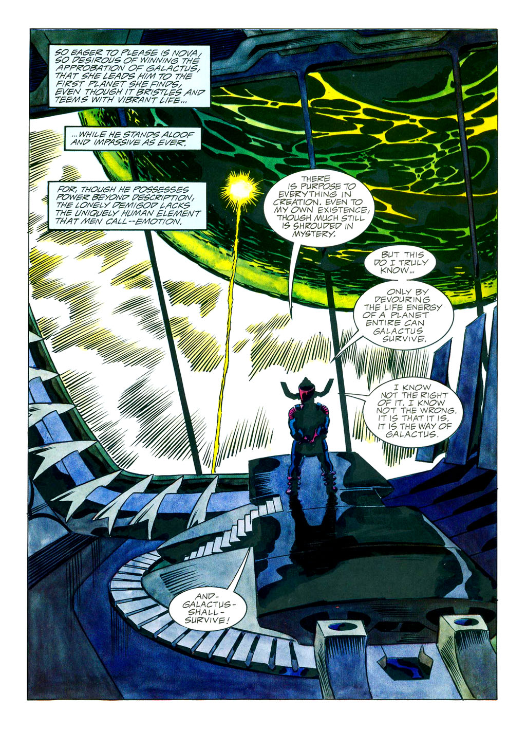 Read online Marvel Graphic Novel comic -  Issue #38 - Silver Surfer - Judgment Day - 25