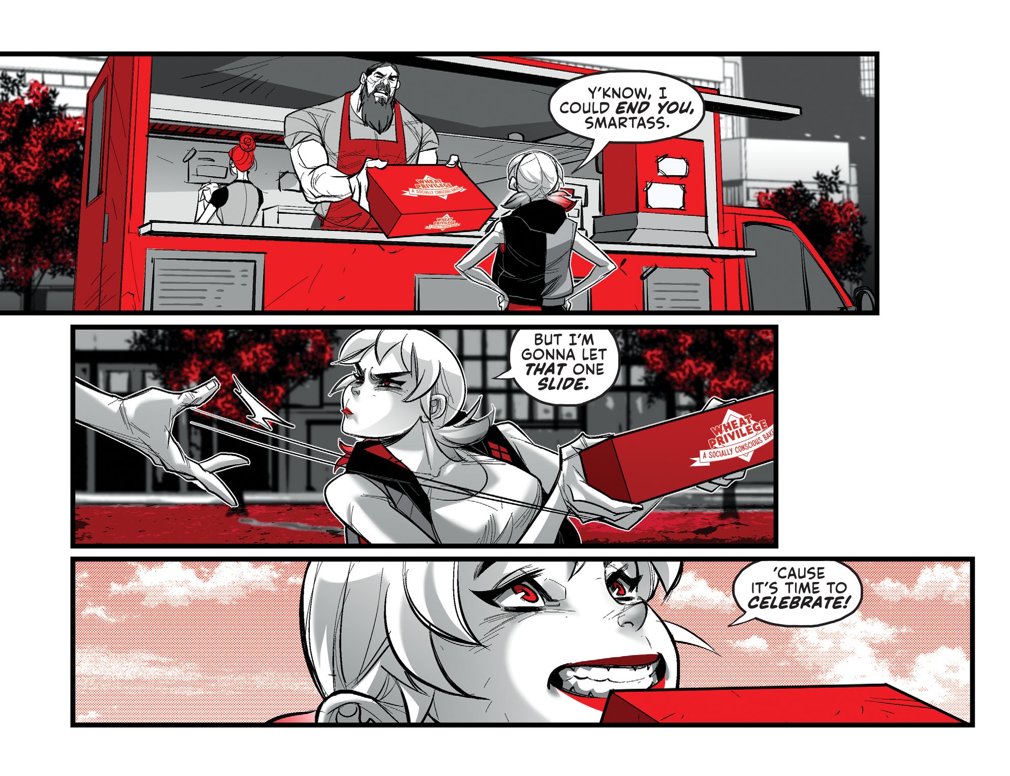 Read online Harley Quinn Black   White   Red comic -  Issue #13 - 6