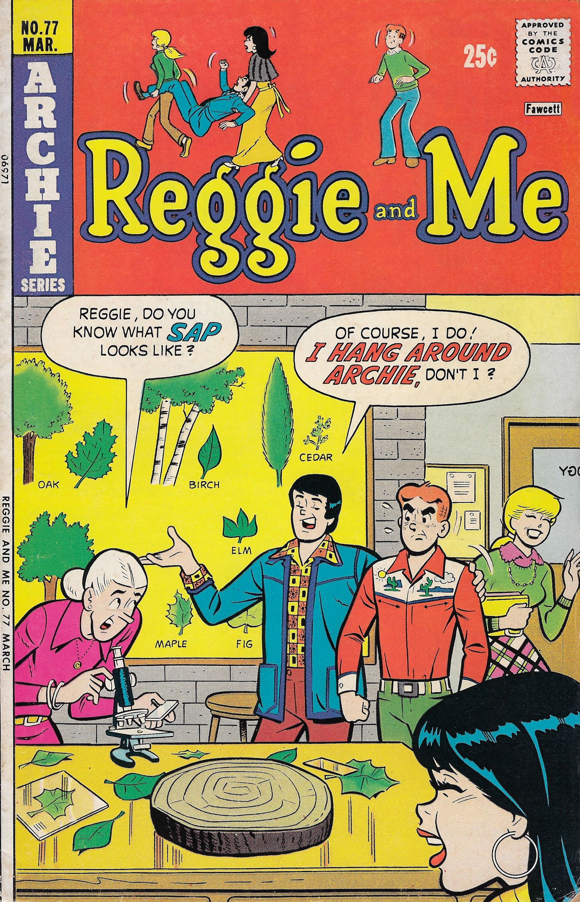 Read online Reggie and Me (1966) comic -  Issue #77 - 1