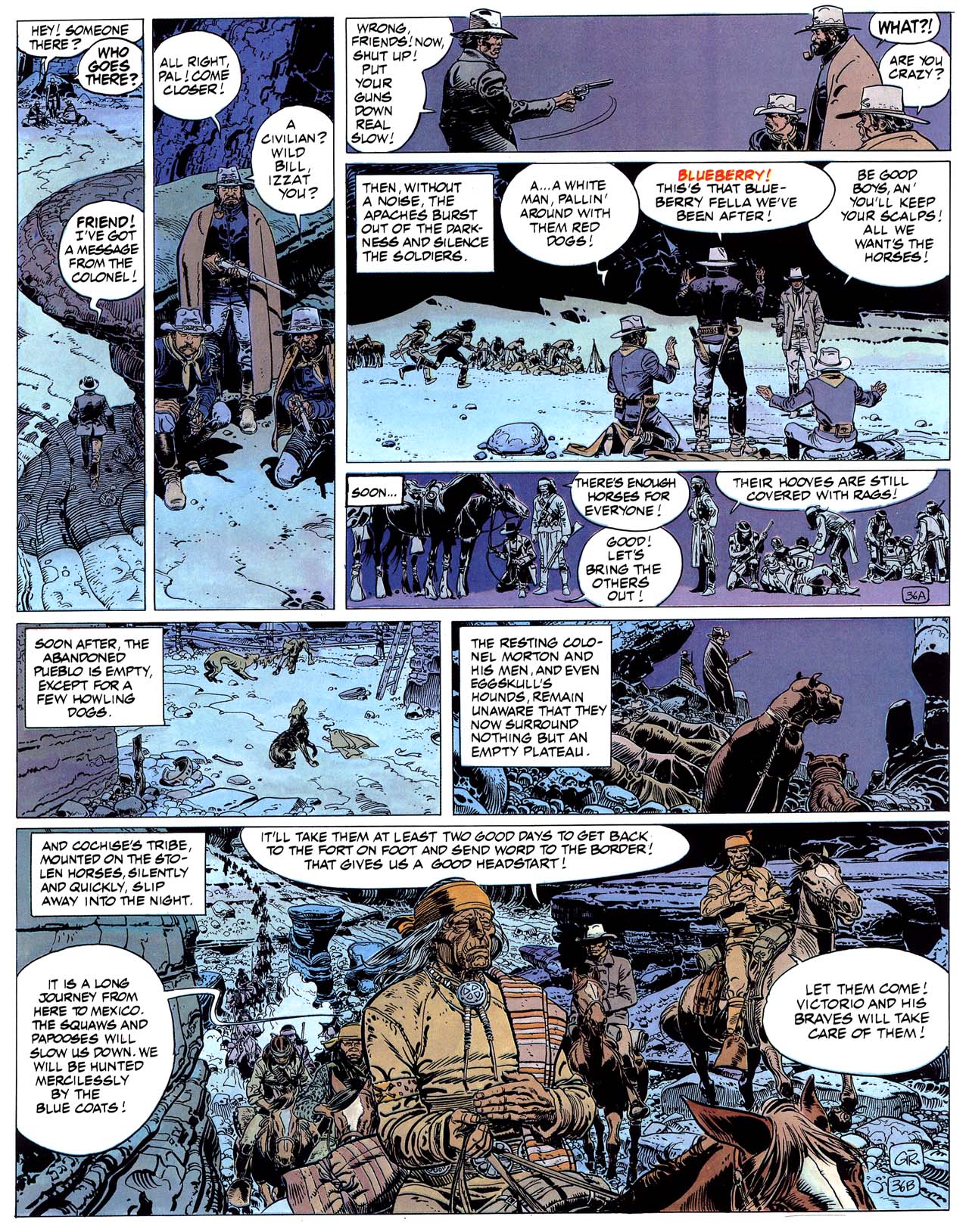 Read online Epic Graphic Novel: Blueberry comic -  Issue #3 - 87
