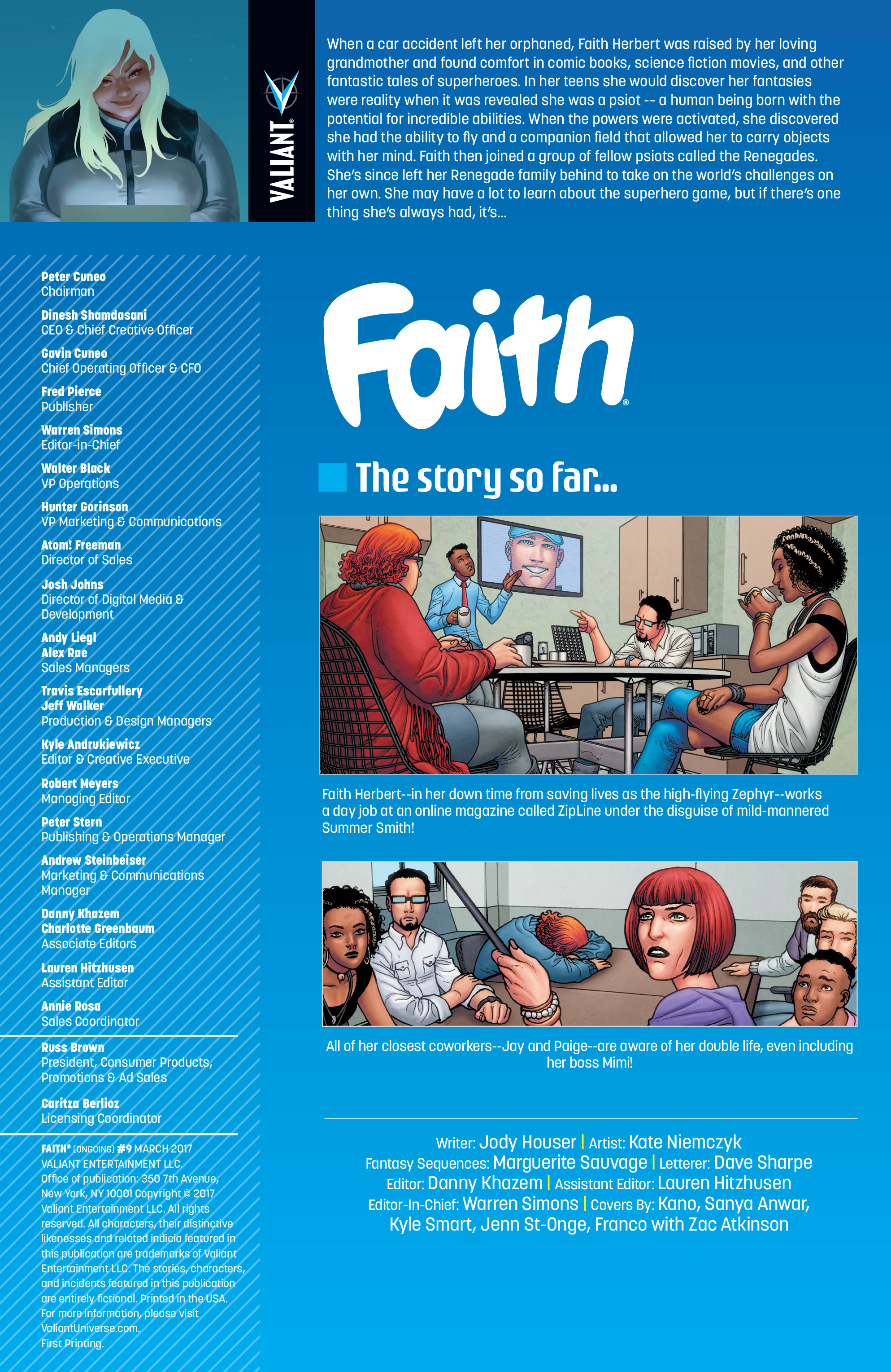 Read online Faith (II) comic -  Issue #9 - 2