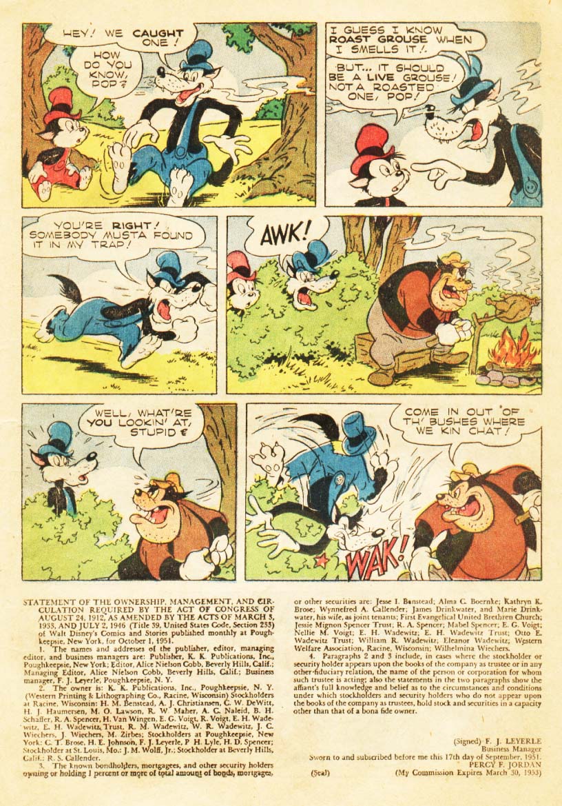 Read online Walt Disney's Comics and Stories comic -  Issue #135 - 15