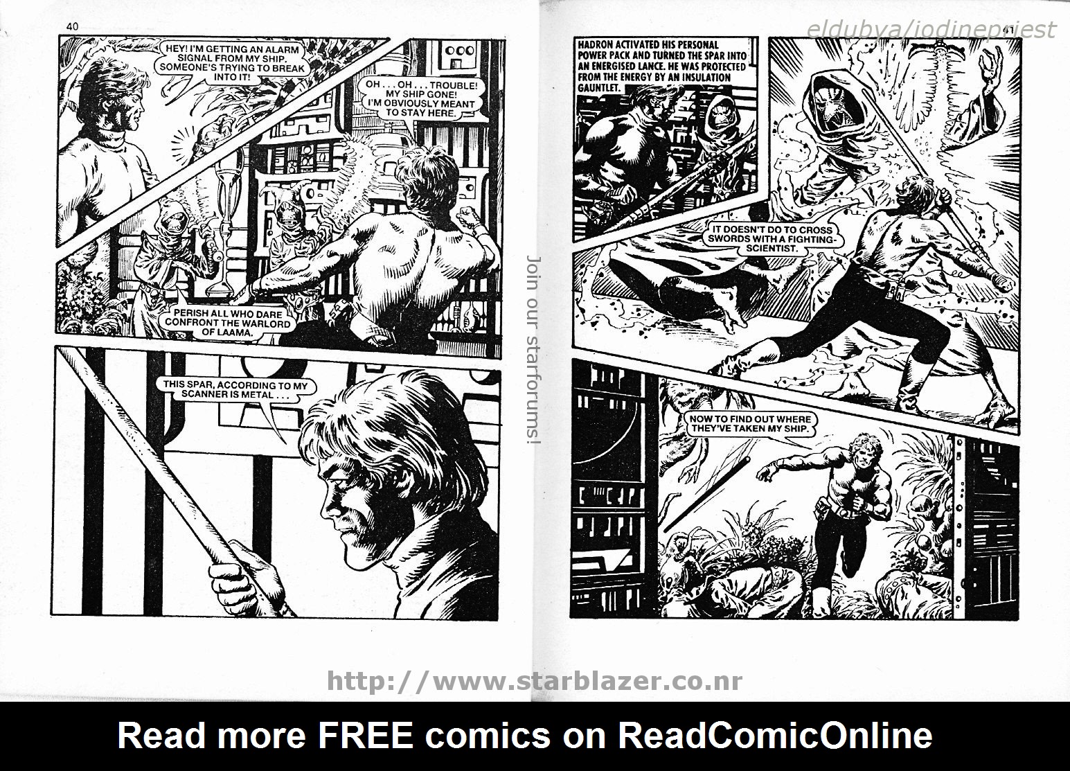 Read online Starblazer comic -  Issue #185 - 22