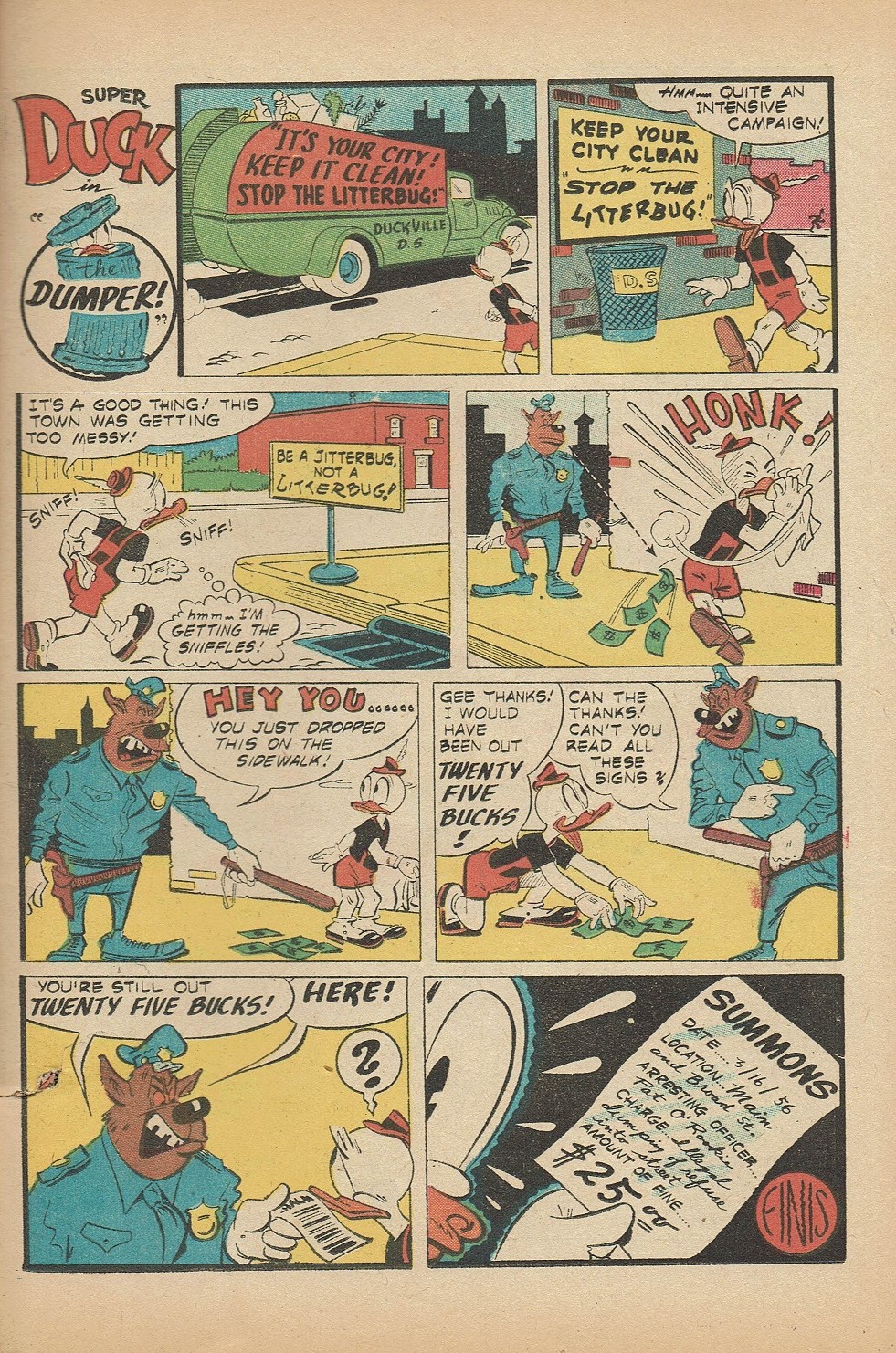 Read online Super Duck Comics comic -  Issue #68 - 23