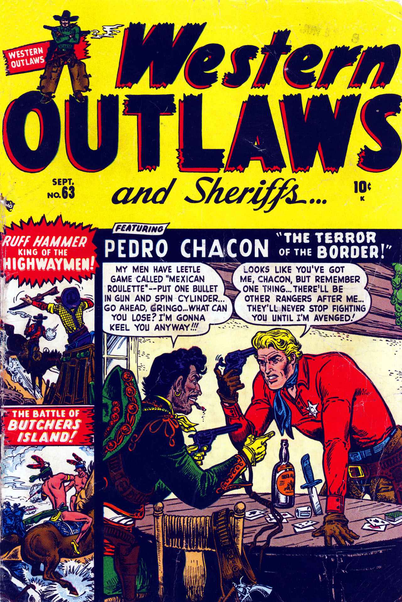 Read online Western Outlaws and Sheriffs comic -  Issue #63 - 1