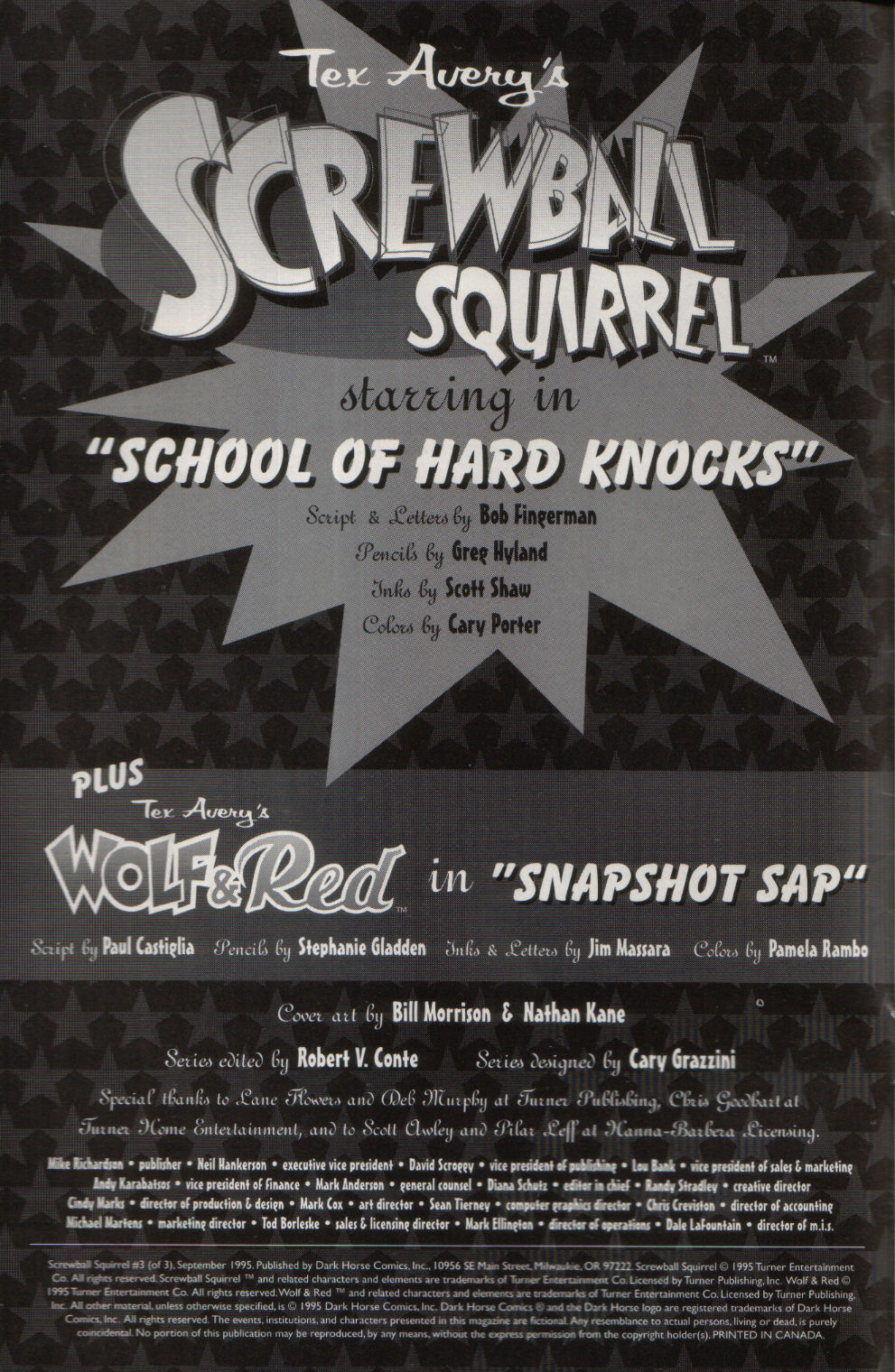 Read online Screwball Squirrel comic -  Issue #3 - 2