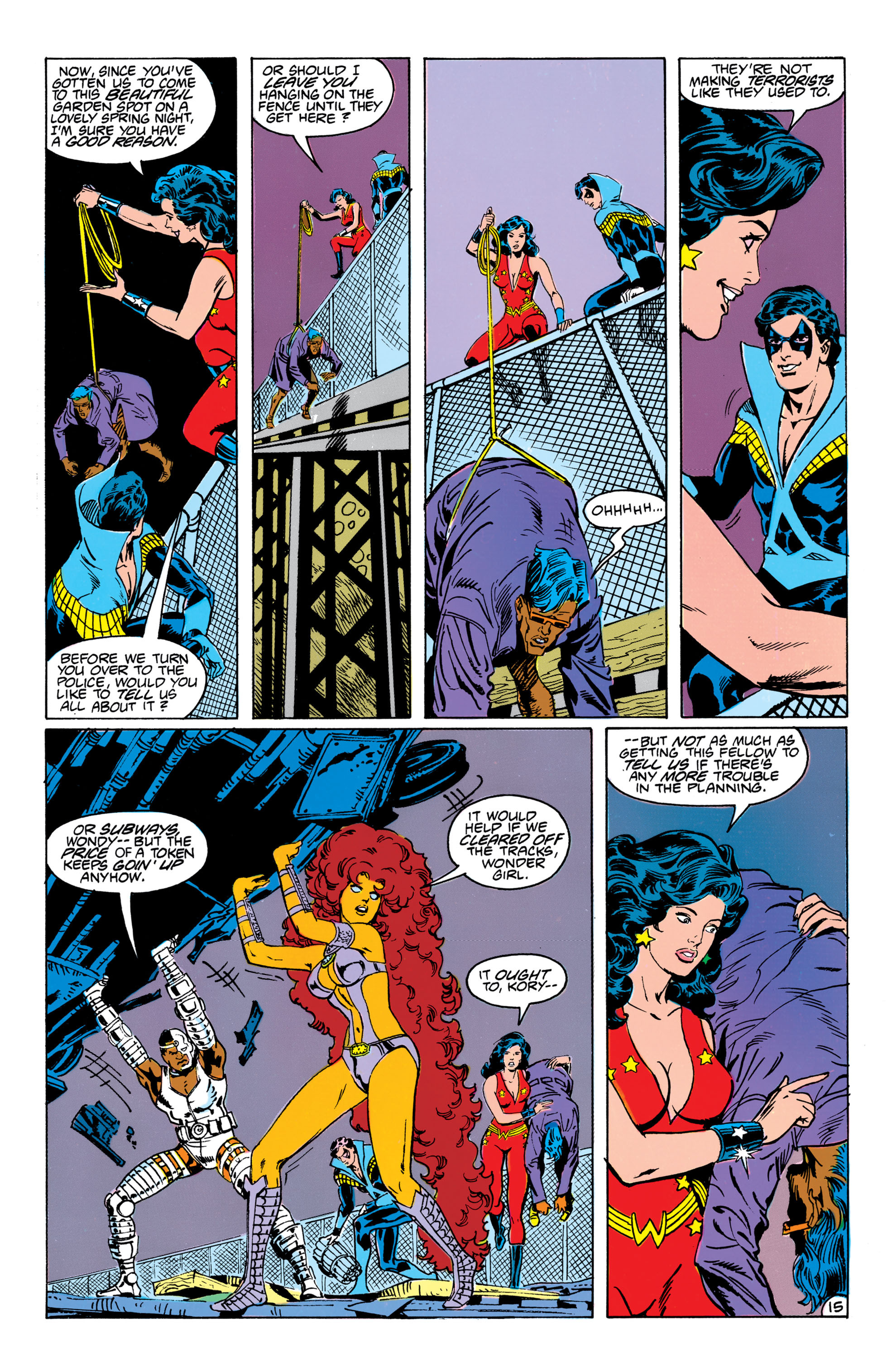 Read online The New Teen Titans (1984) comic -  Issue #33 - 16