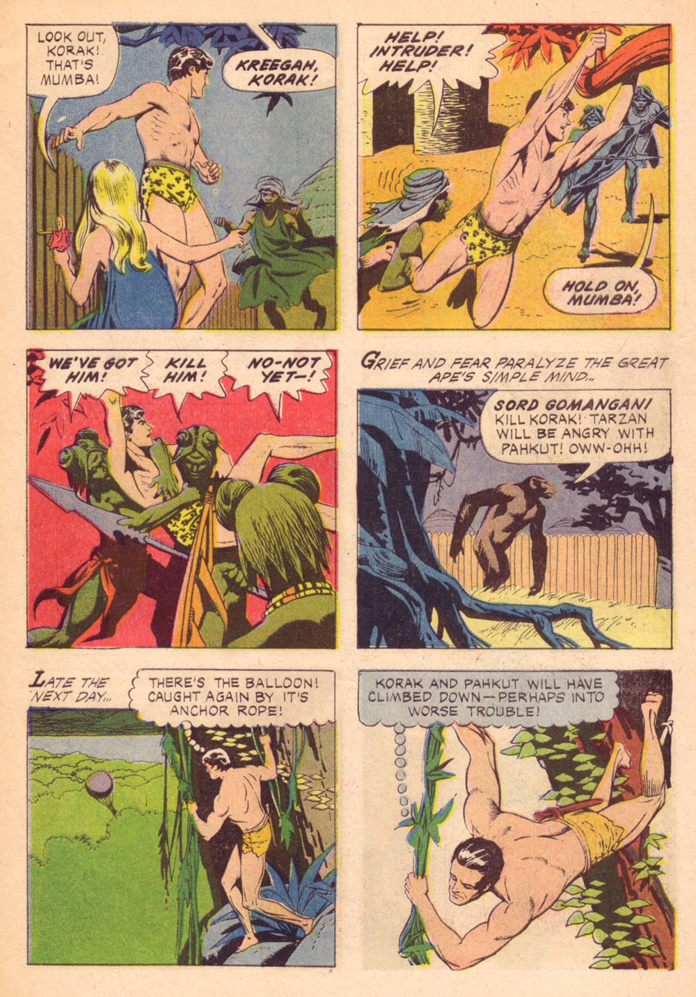 Read online Korak, Son of Tarzan (1964) comic -  Issue #1 - 7