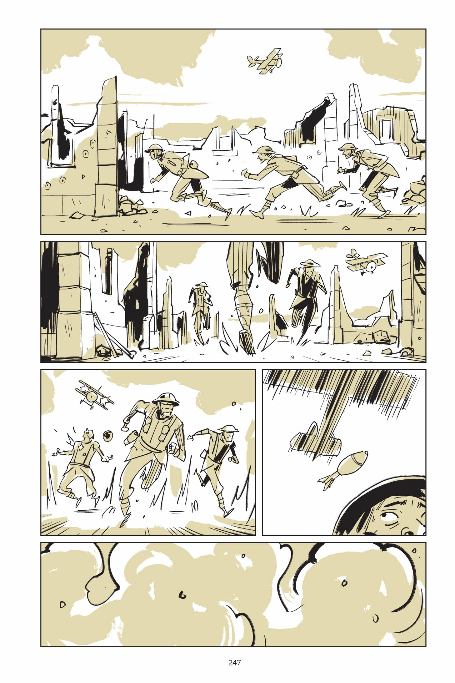 Read online Now Let Me Fly: A Portrait of Eugene Bullard comic -  Issue # TPB (Part 3) - 45