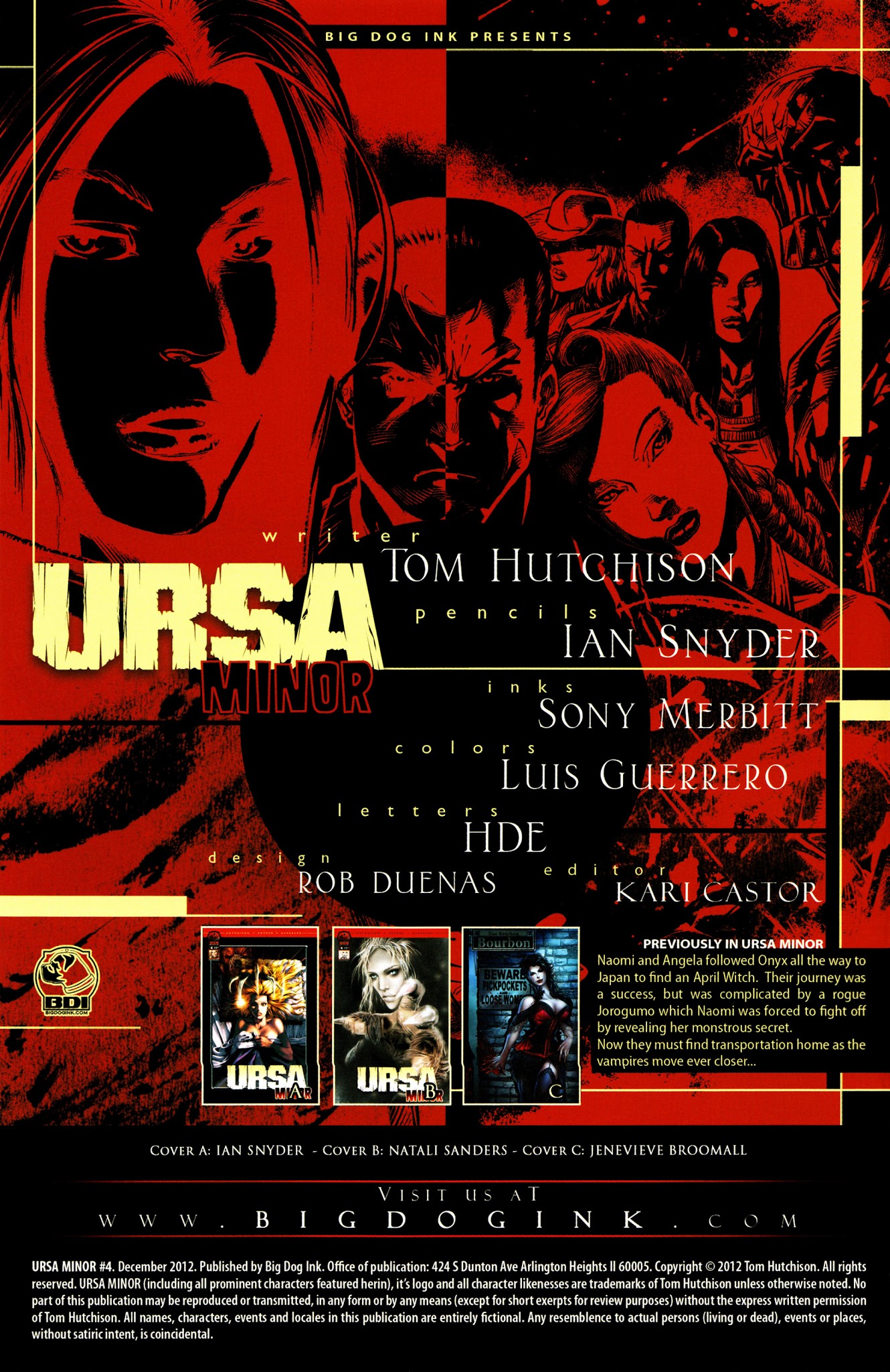 Read online Ursa Minor comic -  Issue #4 - 2