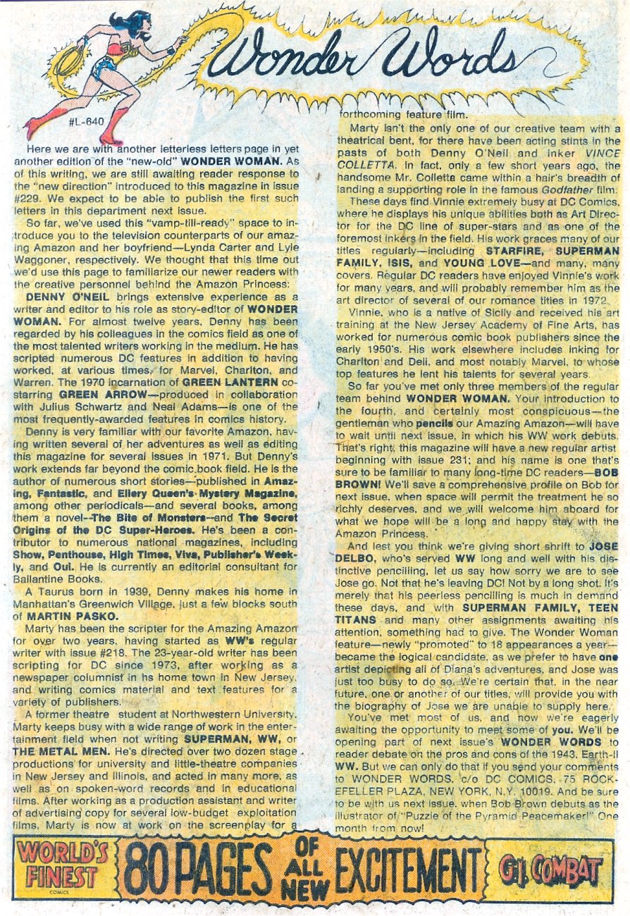 Read online Wonder Woman (1942) comic -  Issue #230 - 19