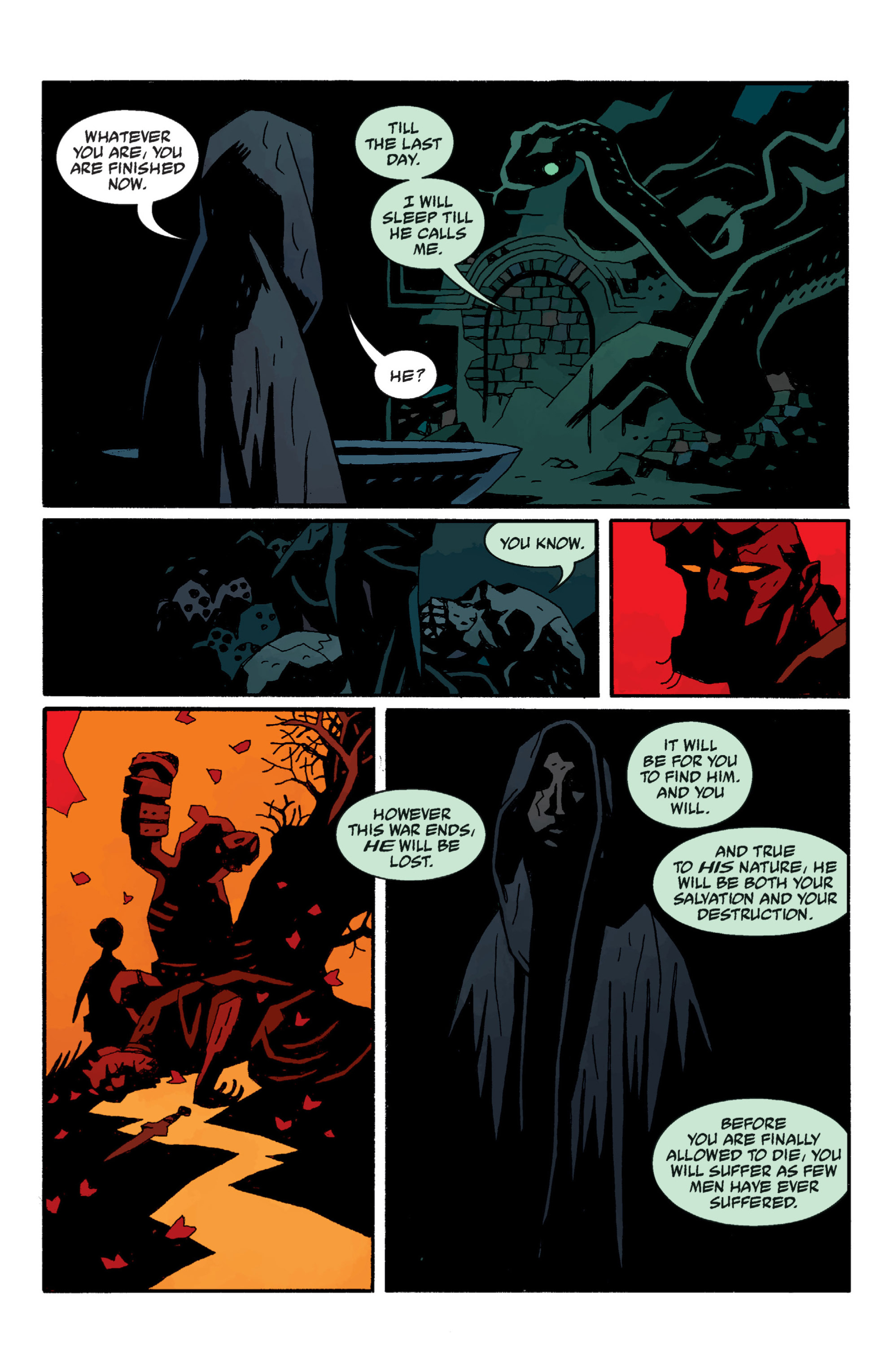Read online Hellboy comic -  Issue #8 - 174