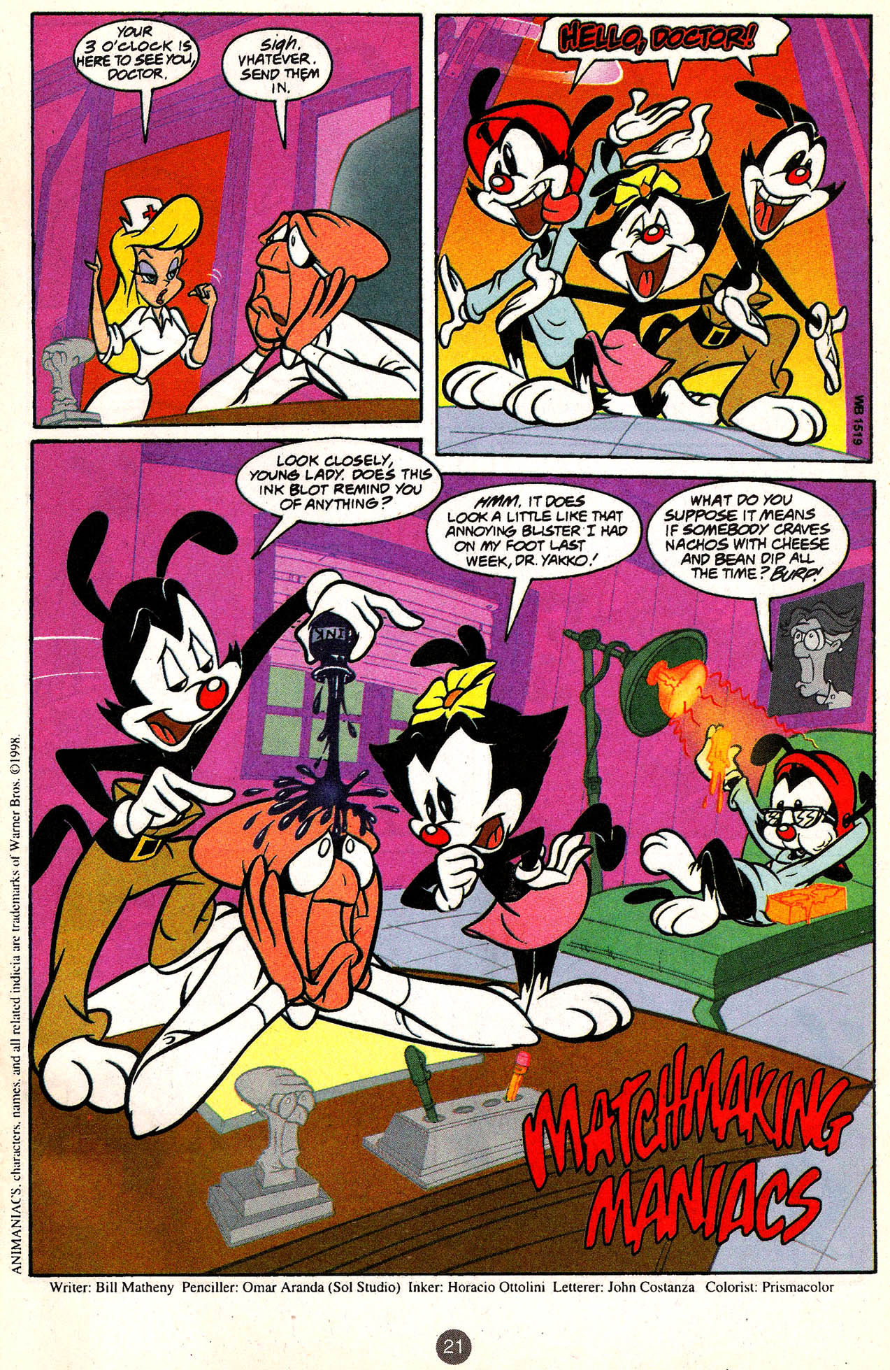 Read online Animaniacs comic -  Issue #36 - 21