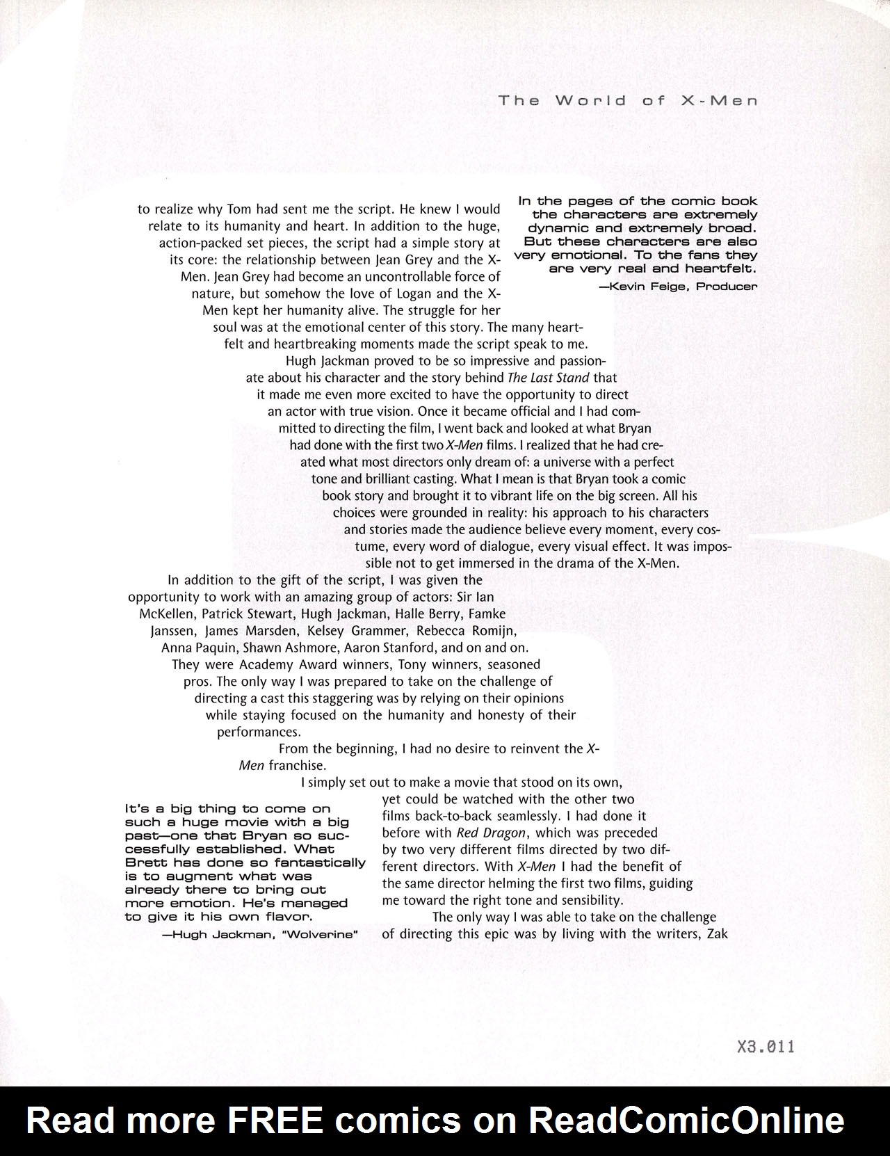 Read online The Art of X-Men: The Last Stand comic -  Issue # TPB - 11