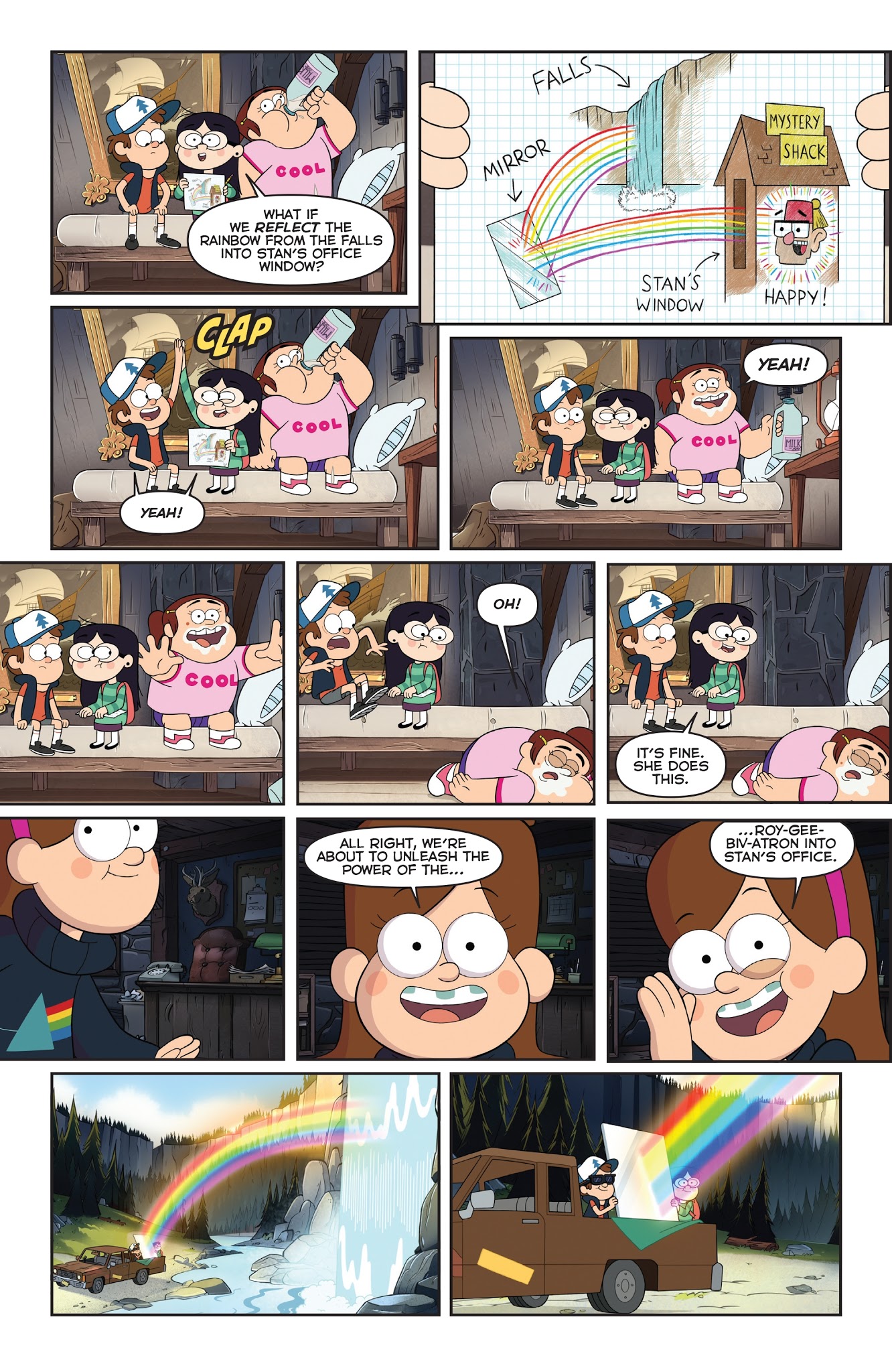 Read online Disney Gravity Falls Shorts Cinestory Comic comic -  Issue #4 - 18