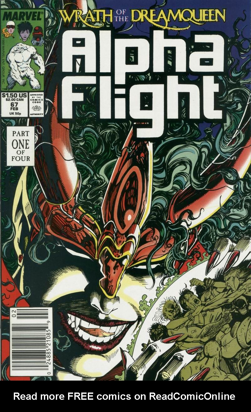 Read online Alpha Flight (1983) comic -  Issue #67 - 1