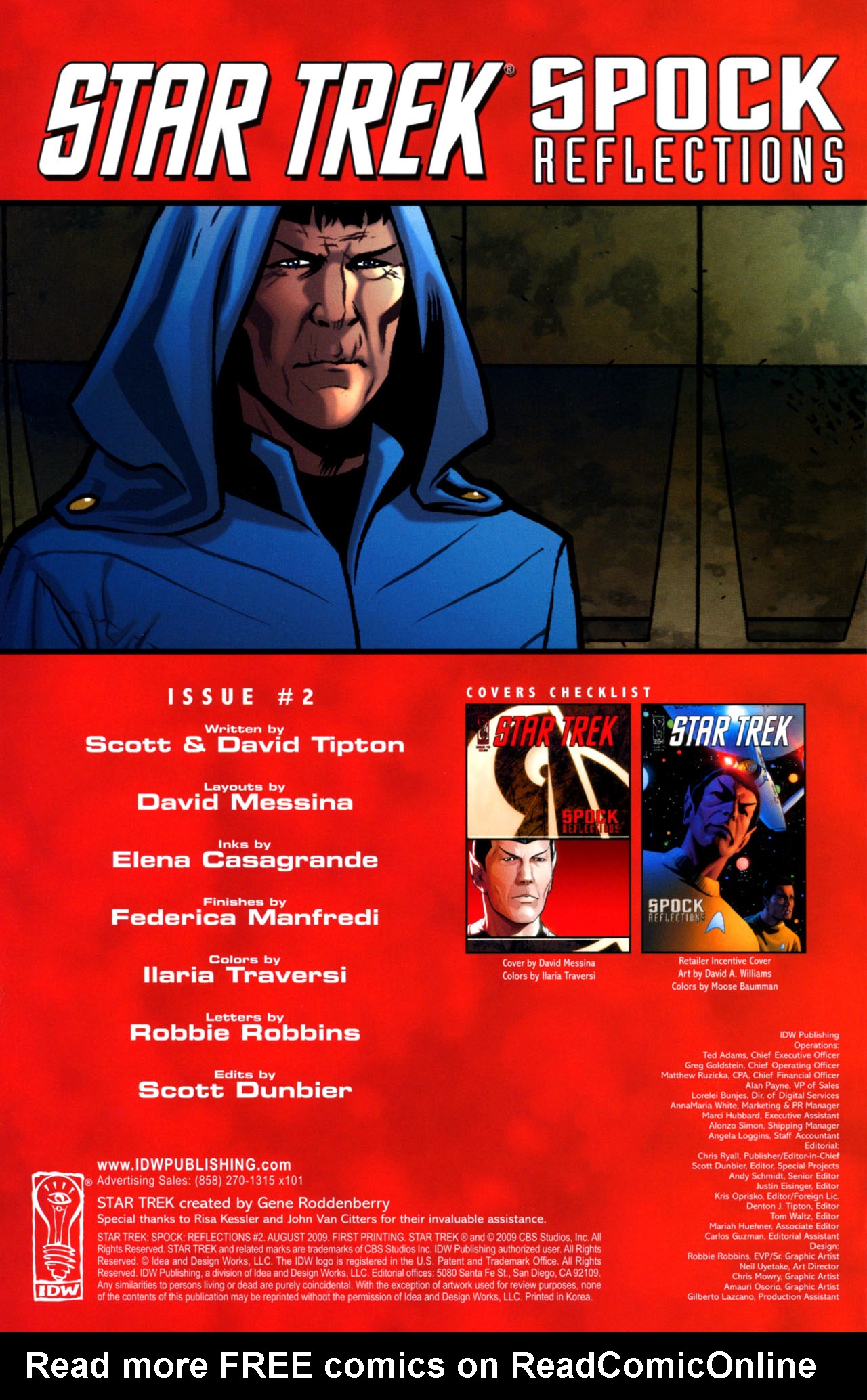 Read online Star Trek: Spock: Reflections comic -  Issue #2 - 2