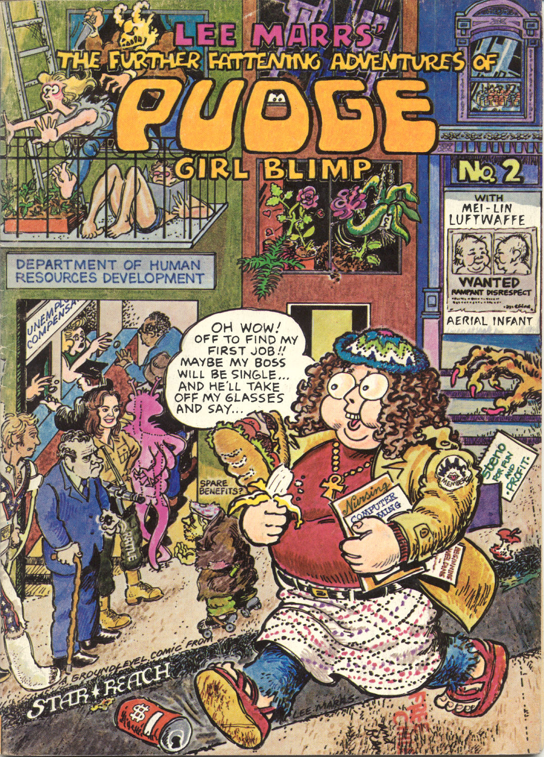 Read online The Further Fattening Adventures of Pudge, Girl Blimp comic -  Issue #2 - 1