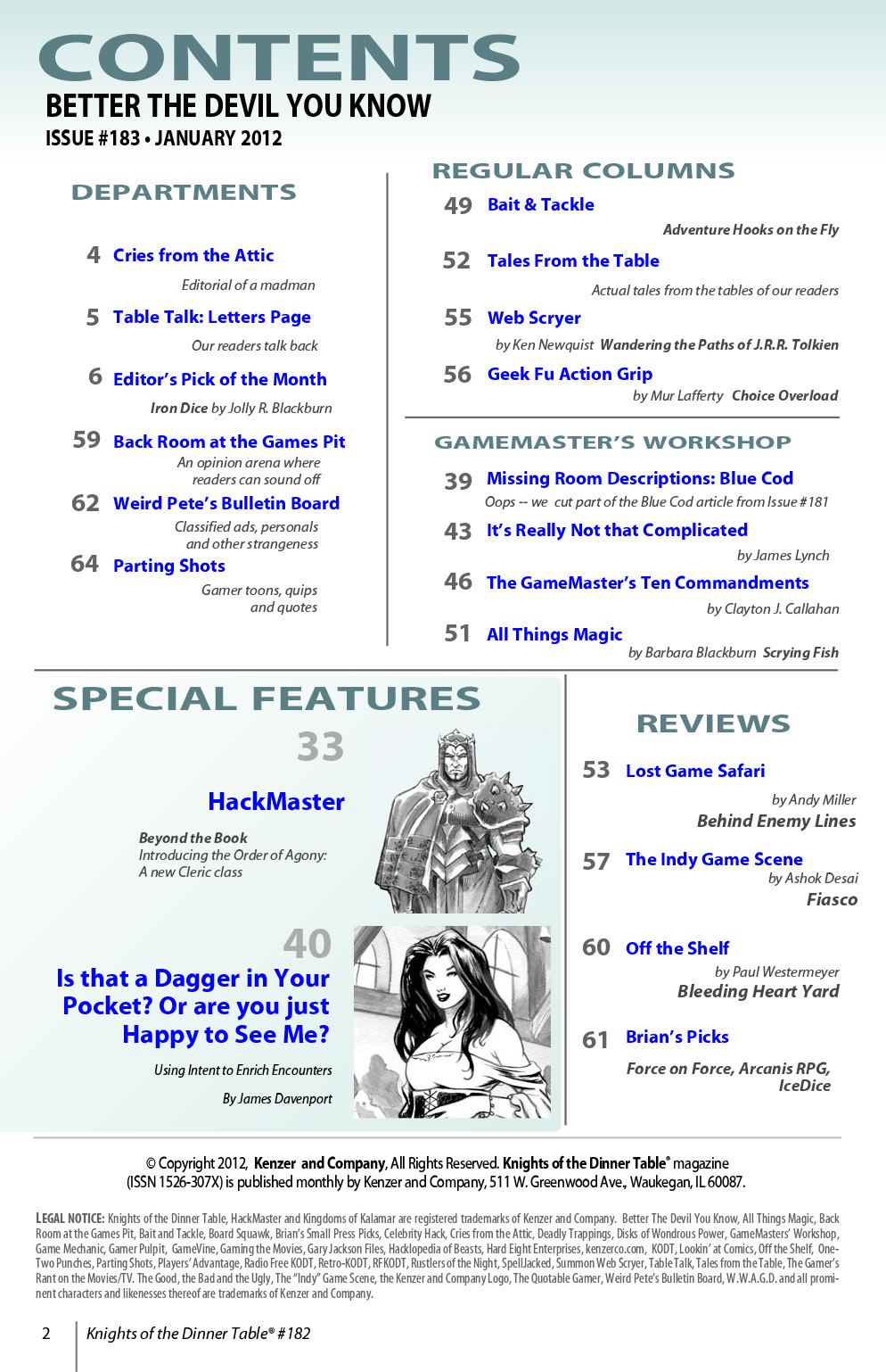 Read online Knights of the Dinner Table comic -  Issue #183 - 4