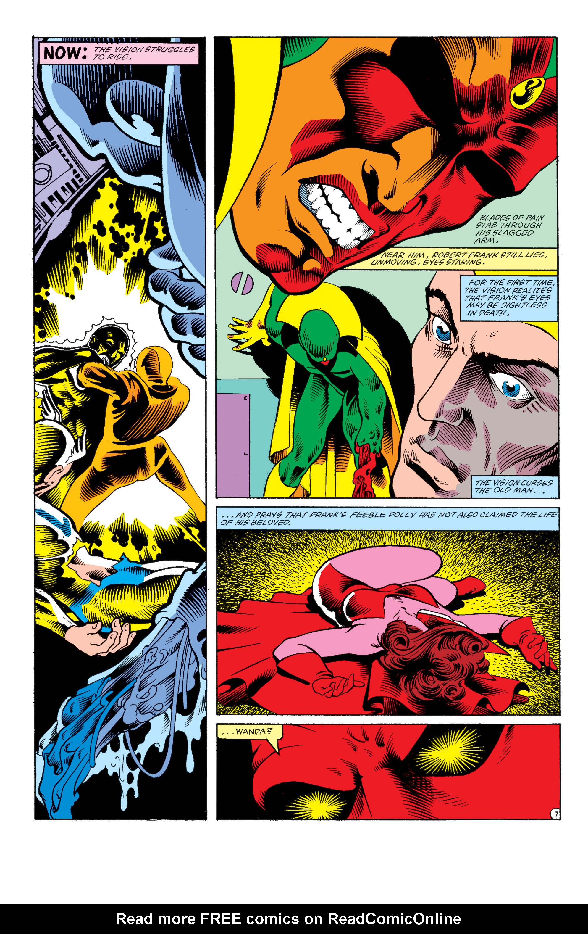 Read online The Vision and the Scarlet Witch (1982) comic -  Issue #2 - 8