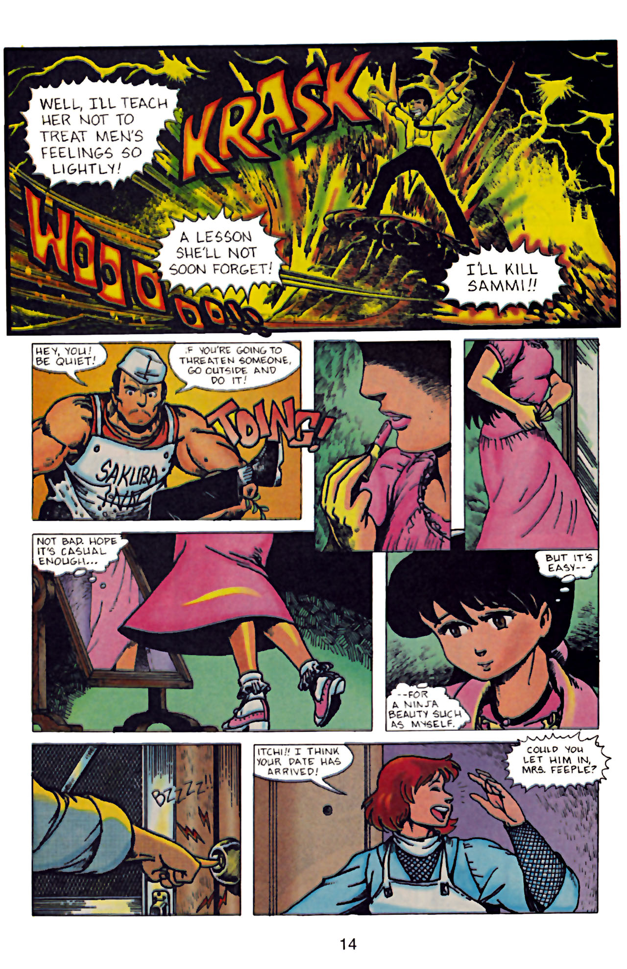 Read online Ninja High School In Color comic -  Issue #7 - 16