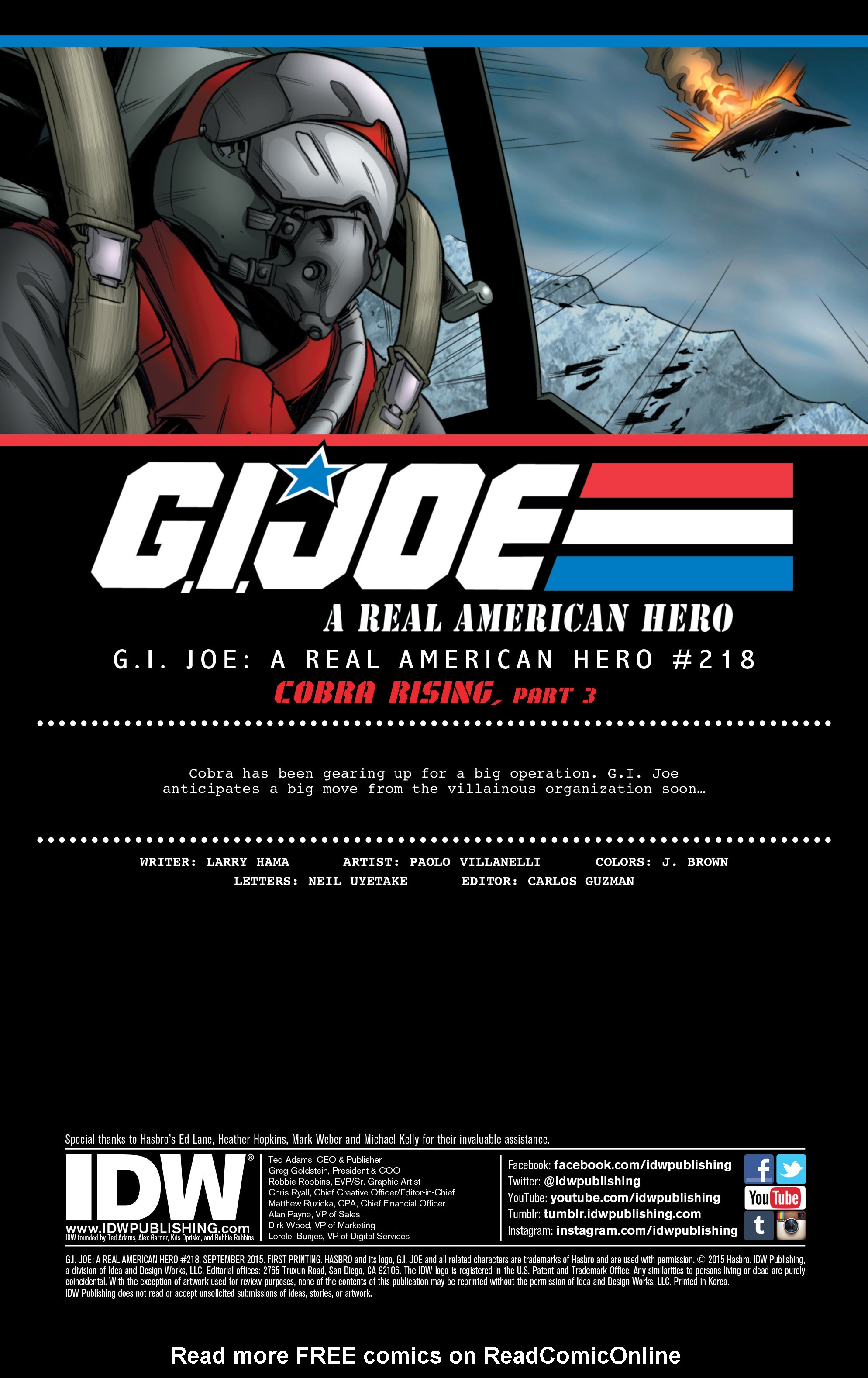 Read online G.I. Joe: A Real American Hero comic -  Issue #218 - 2