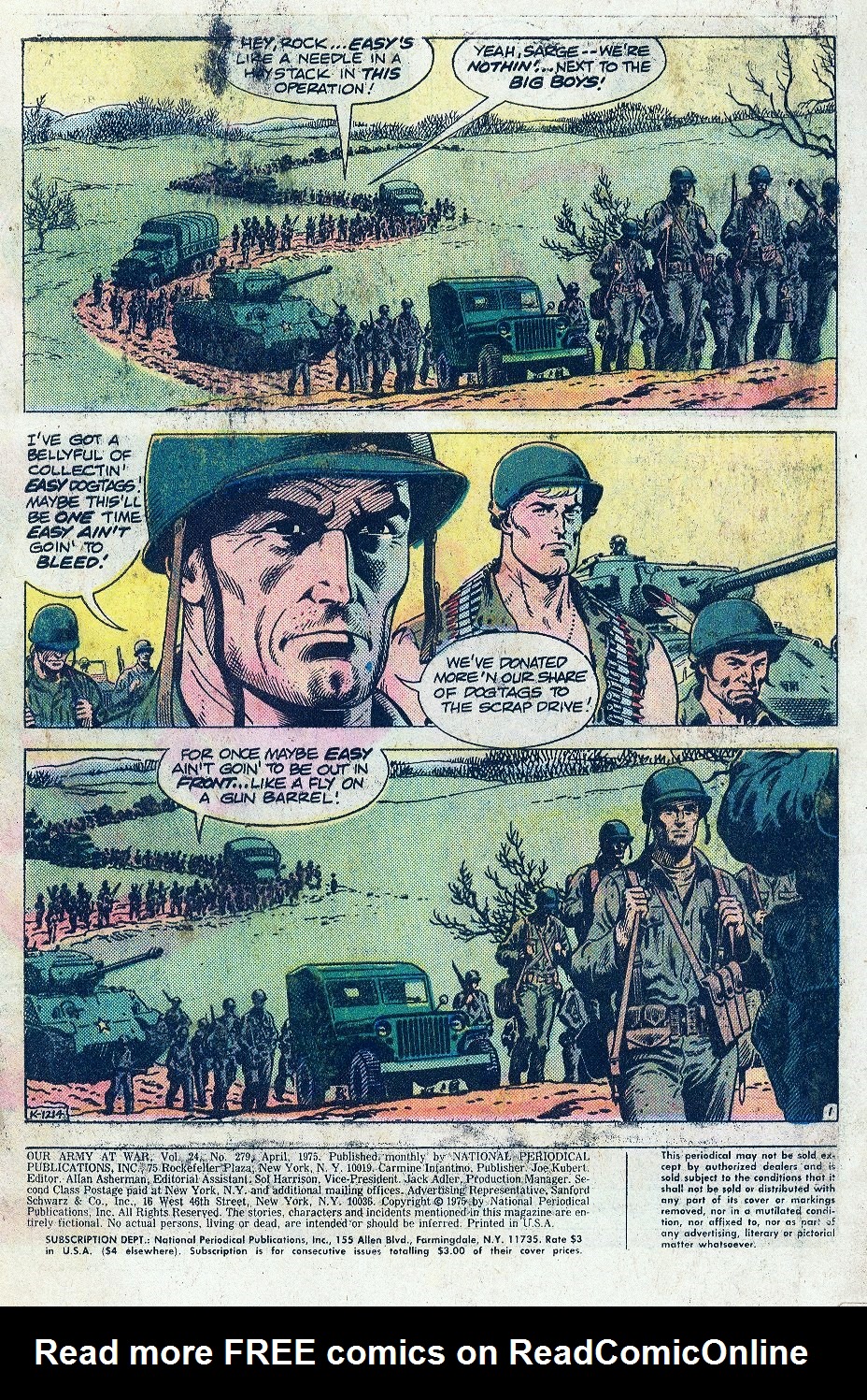 Read online Our Army at War (1952) comic -  Issue #279 - 3