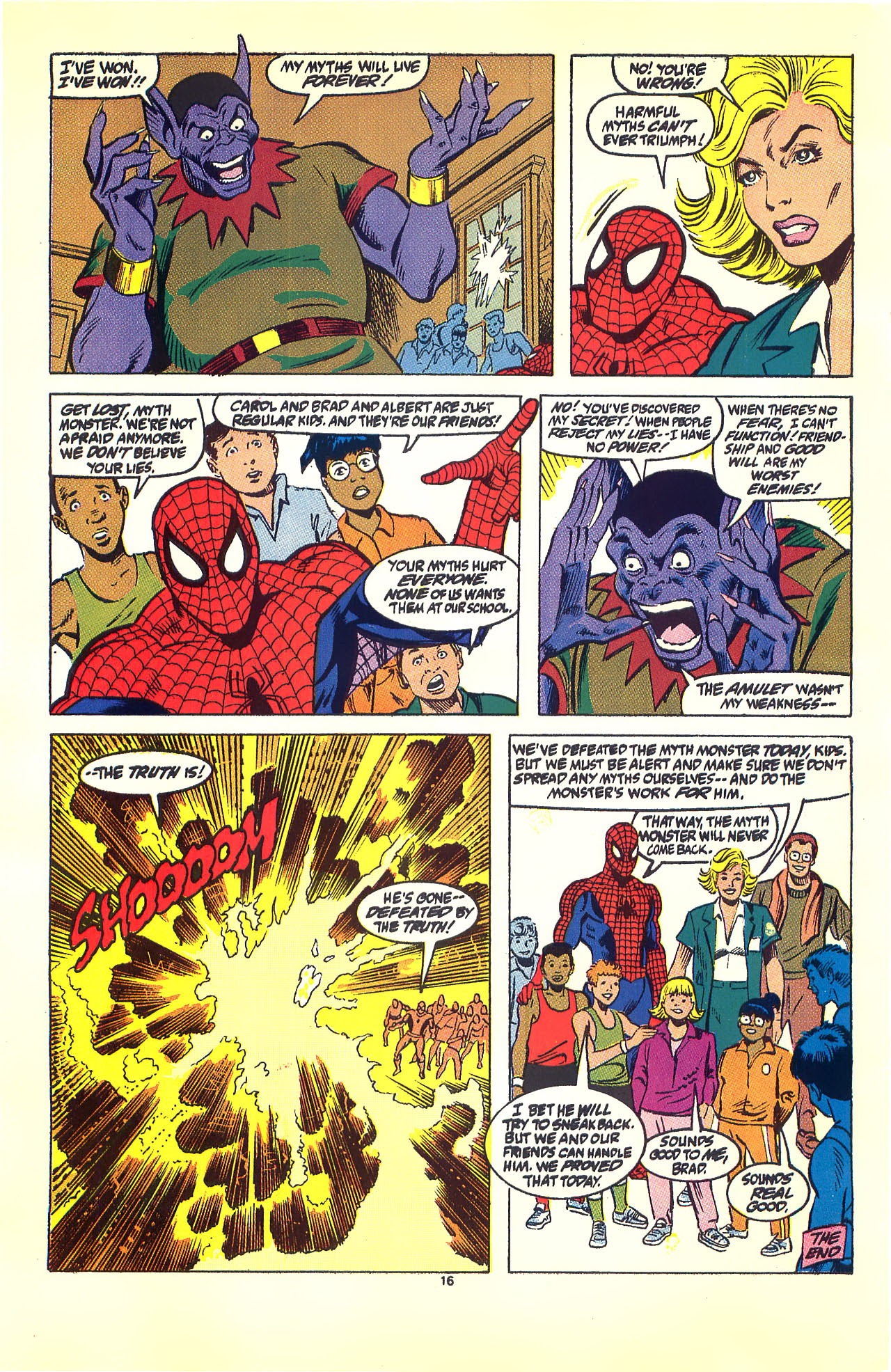 Read online Spider-Man Battles The Myth Monster comic -  Issue # Full - 18