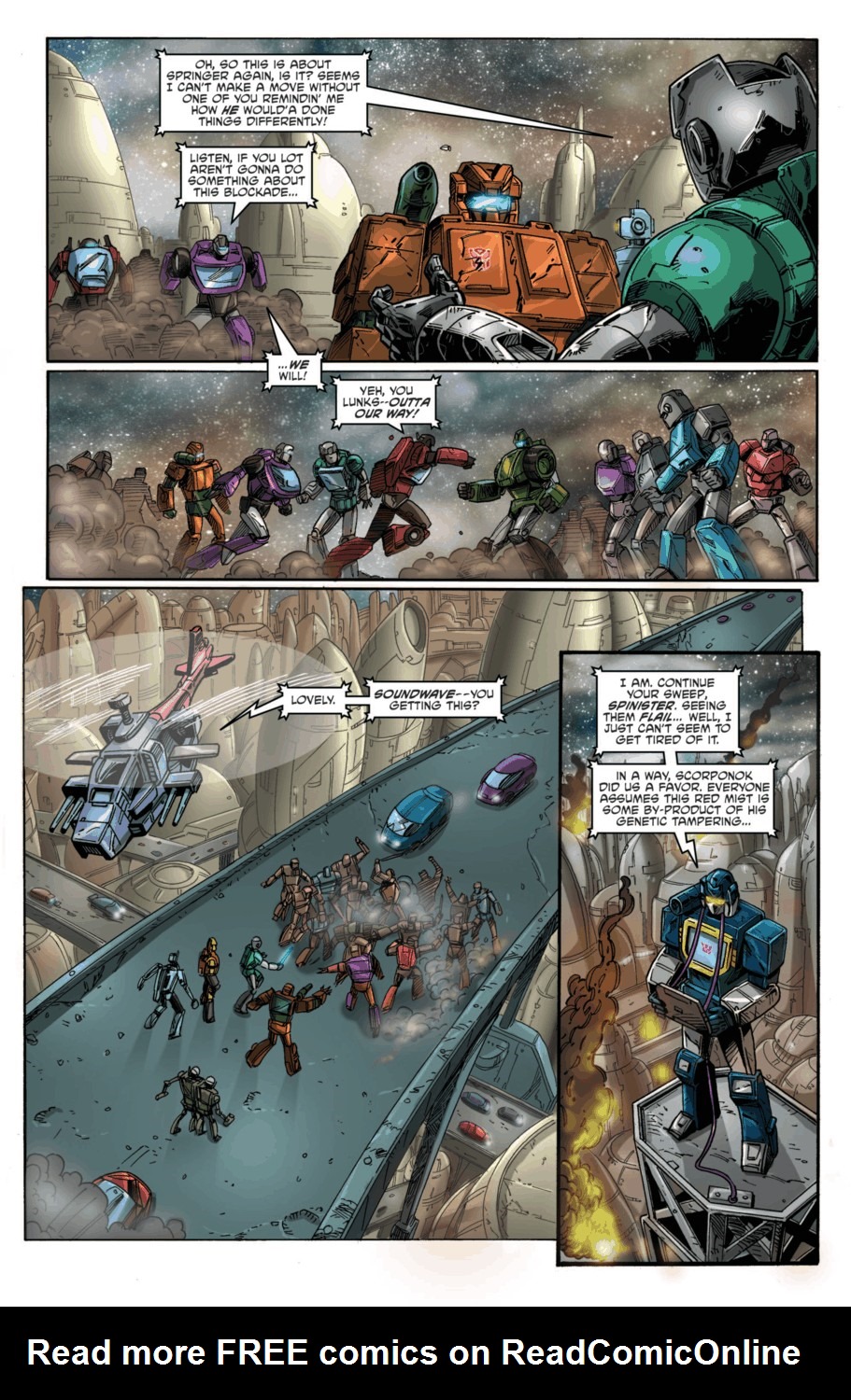 Read online The Transformers: Regeneration One comic -  Issue #92 - 12