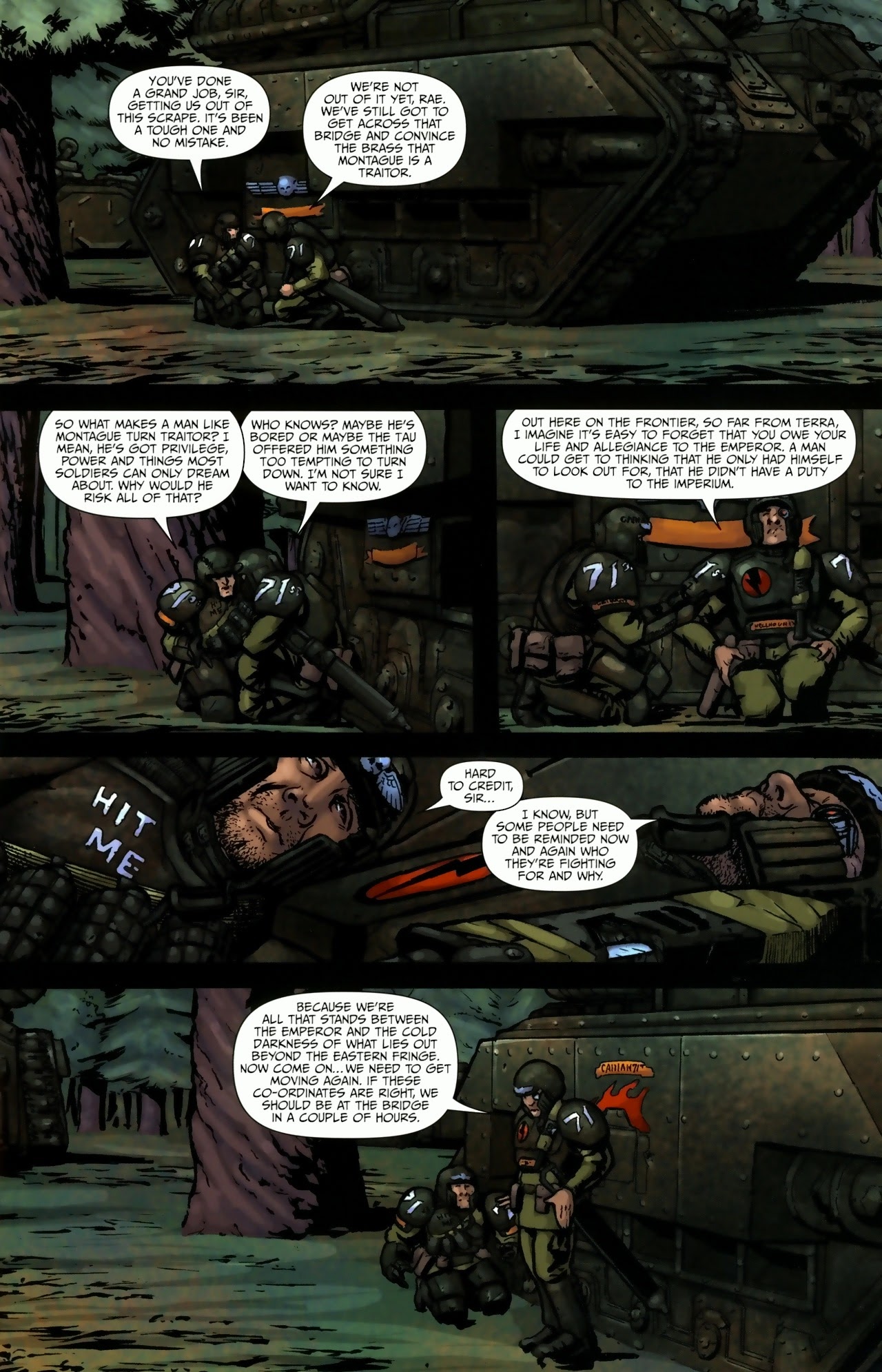 Read online Warhammer 40,000: Fire & Honour comic -  Issue #4 - 12