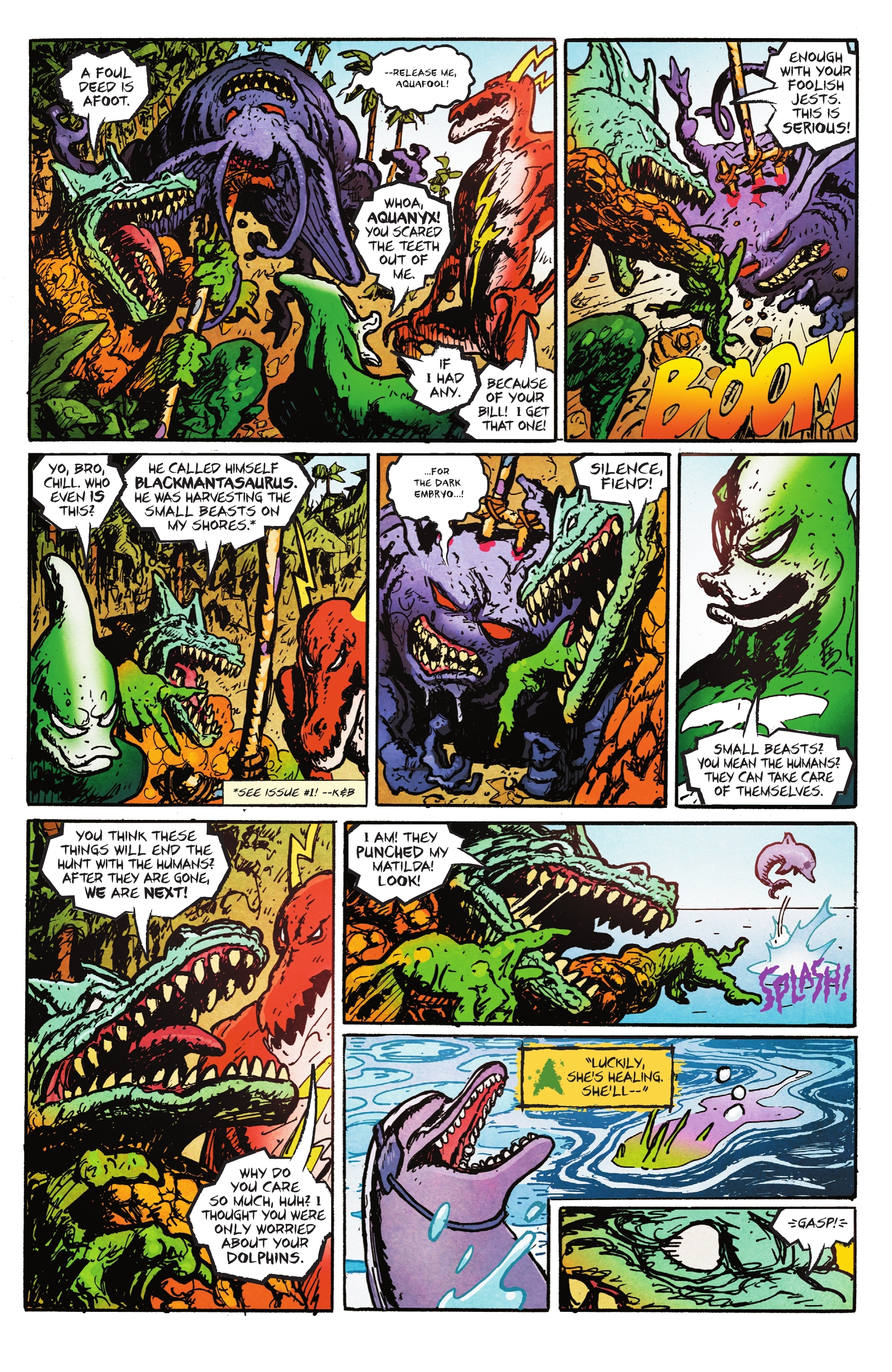 Read online The Jurassic League comic -  Issue #3 - 4