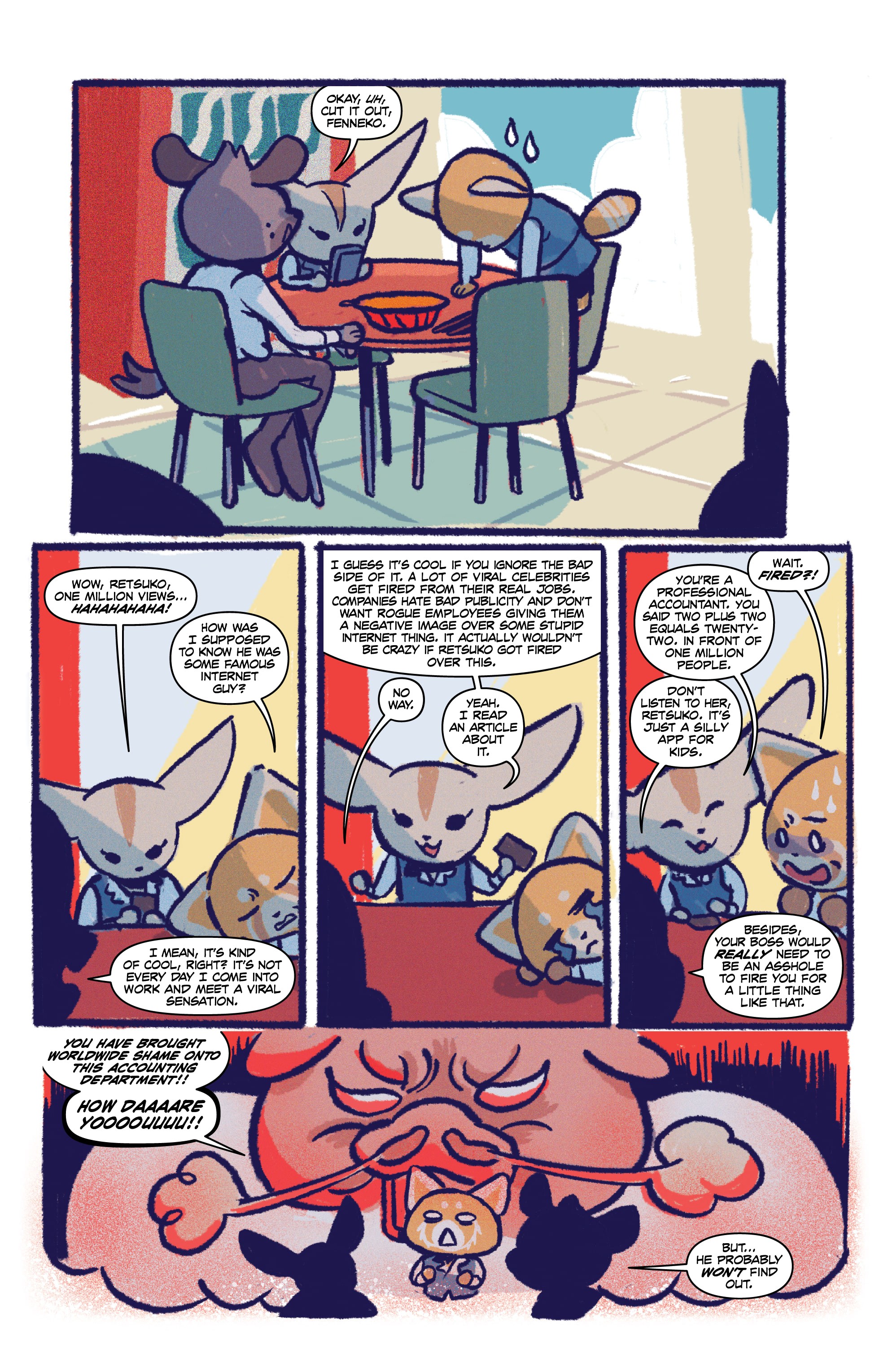Read online Aggretsuko Meet Her Friends comic -  Issue #2 - 5