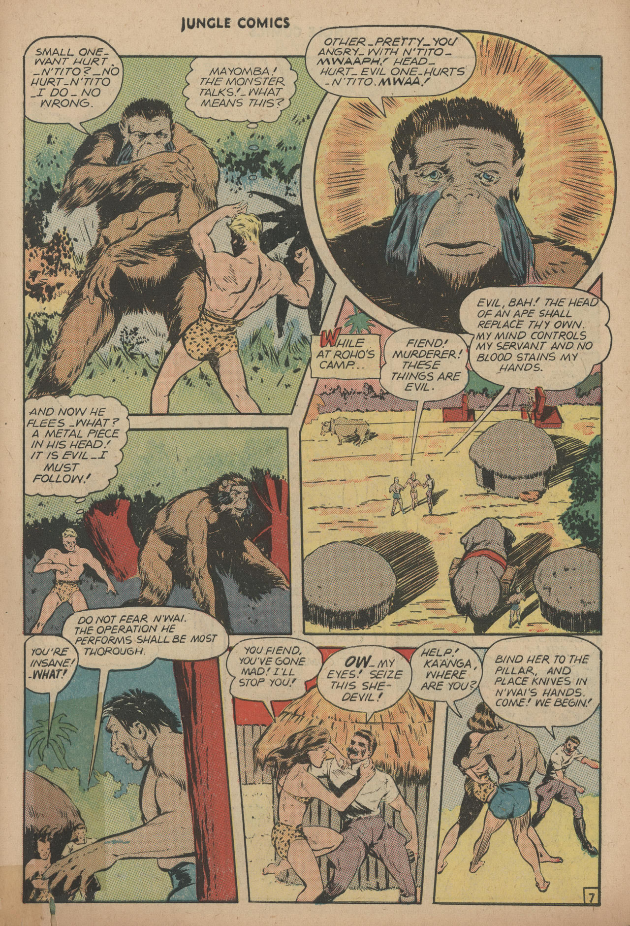 Read online Jungle Comics comic -  Issue #85 - 9