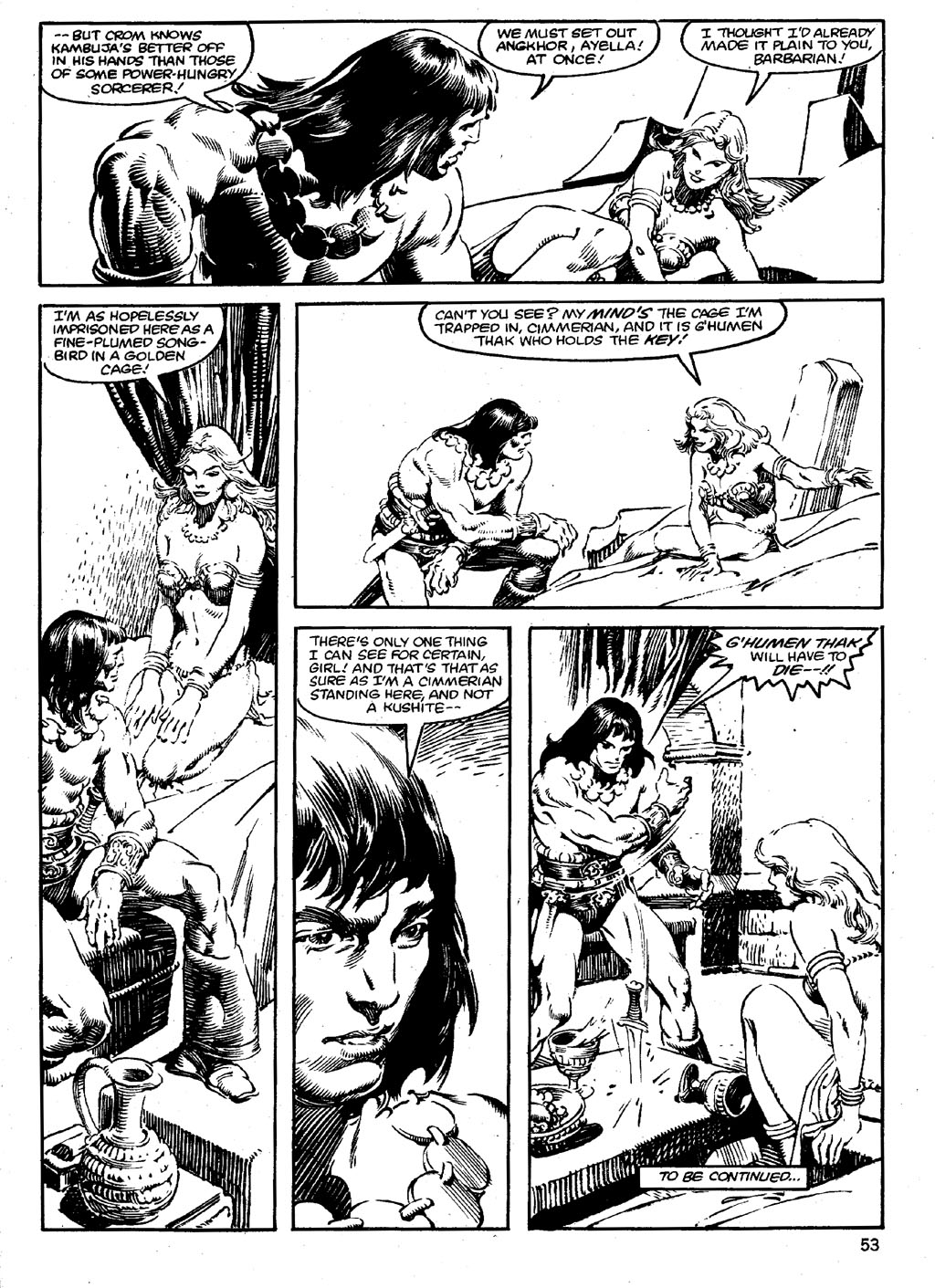 Read online The Savage Sword Of Conan comic -  Issue #85 - 53