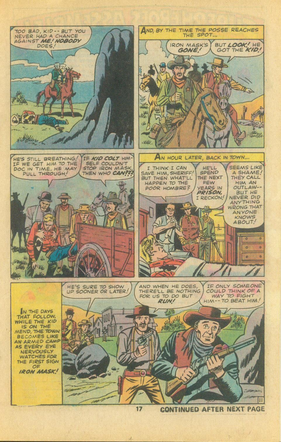 Read online Kid Colt Outlaw comic -  Issue #212 - 19