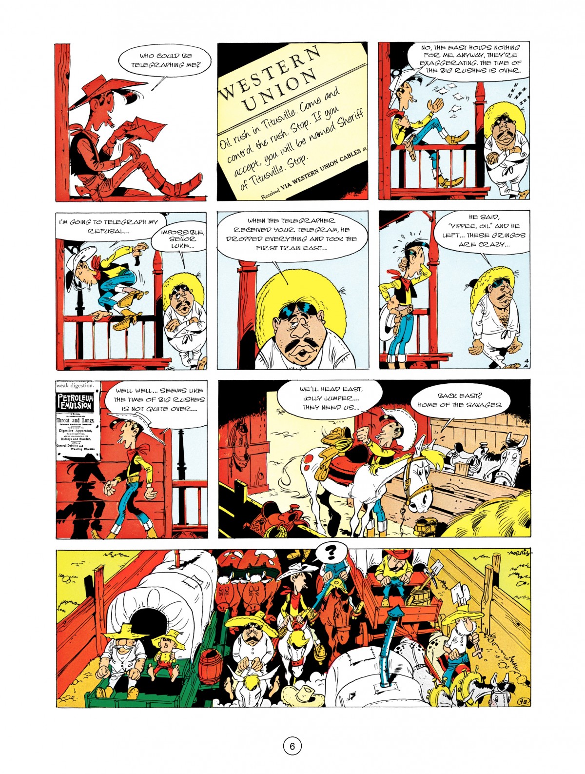 Read online A Lucky Luke Adventure comic -  Issue #5 - 8