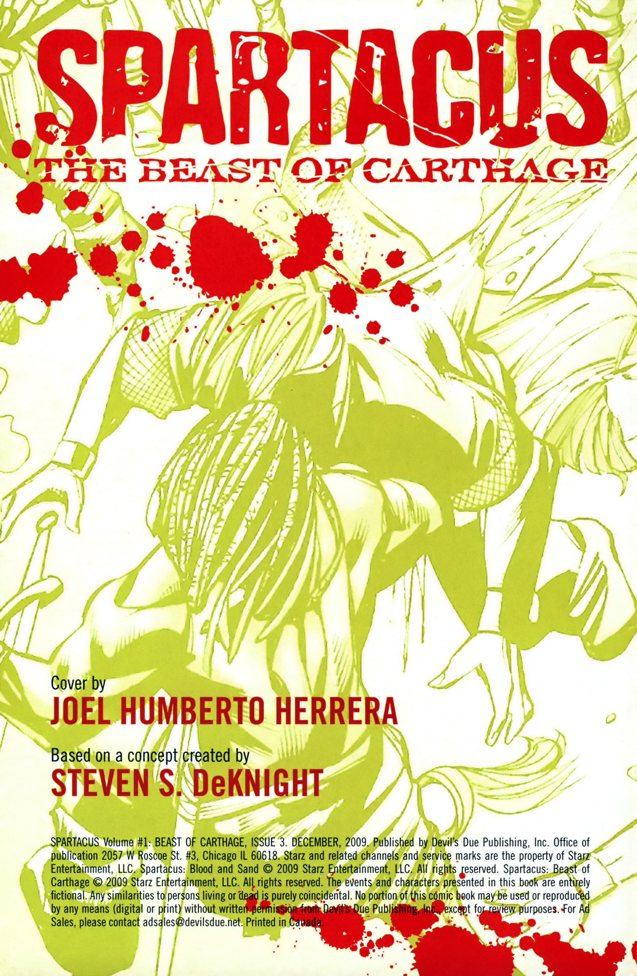 Read online Spartacus comic -  Issue #3 - 2