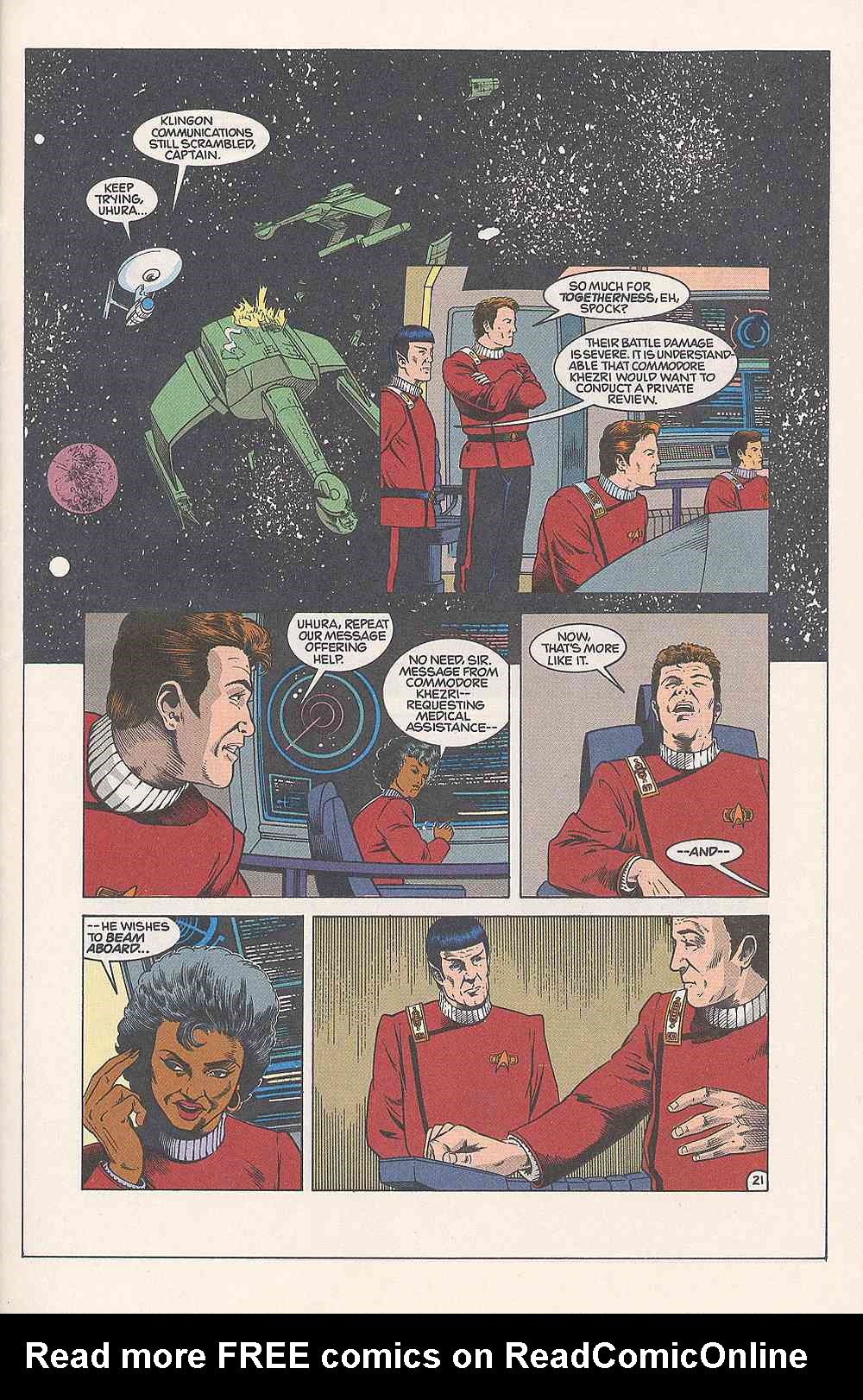 Read online Star Trek (1989) comic -  Issue #17 - 21