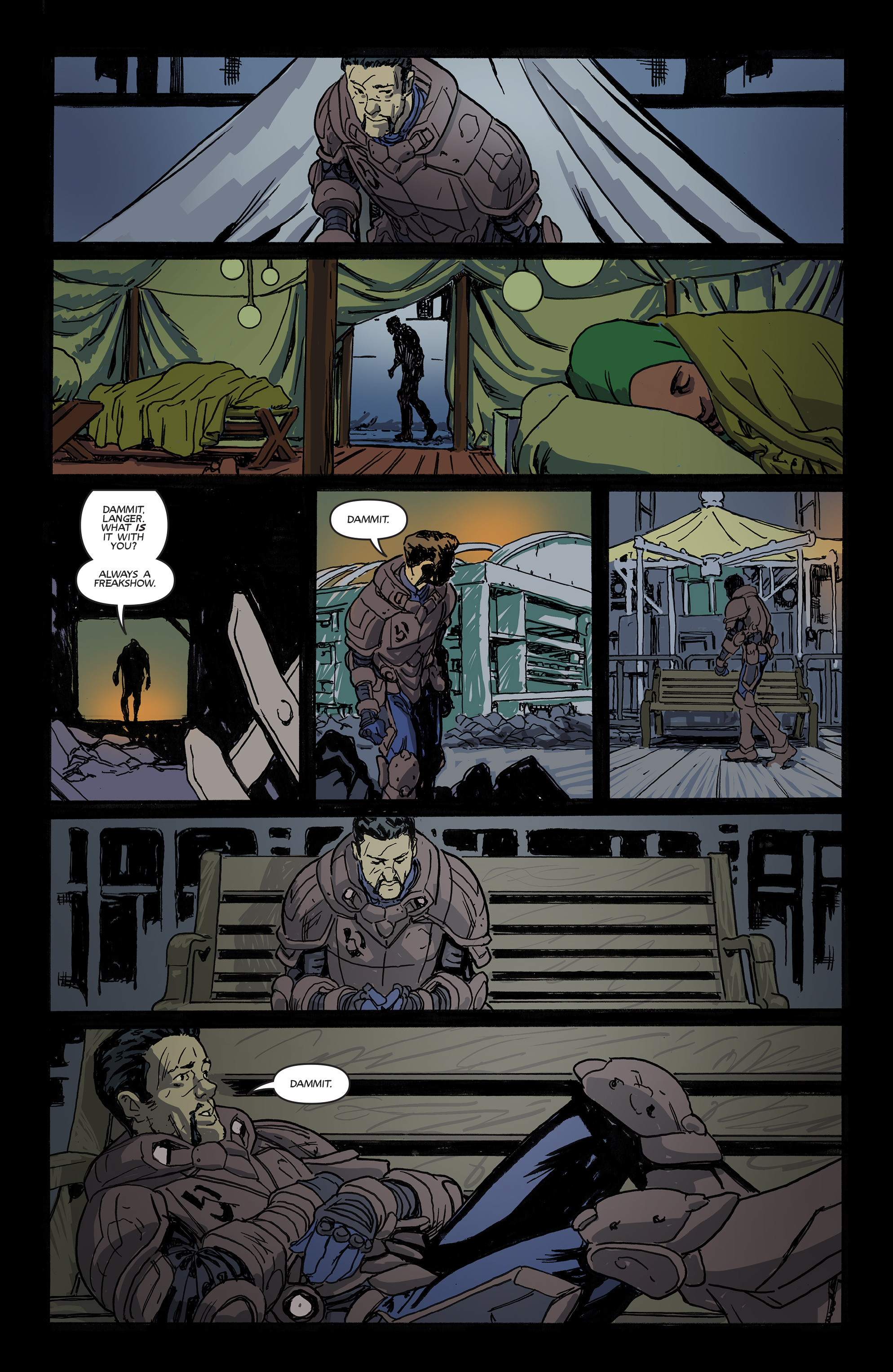 Read online Famous Monsters Presents: Bornhome comic -  Issue #3 - 12