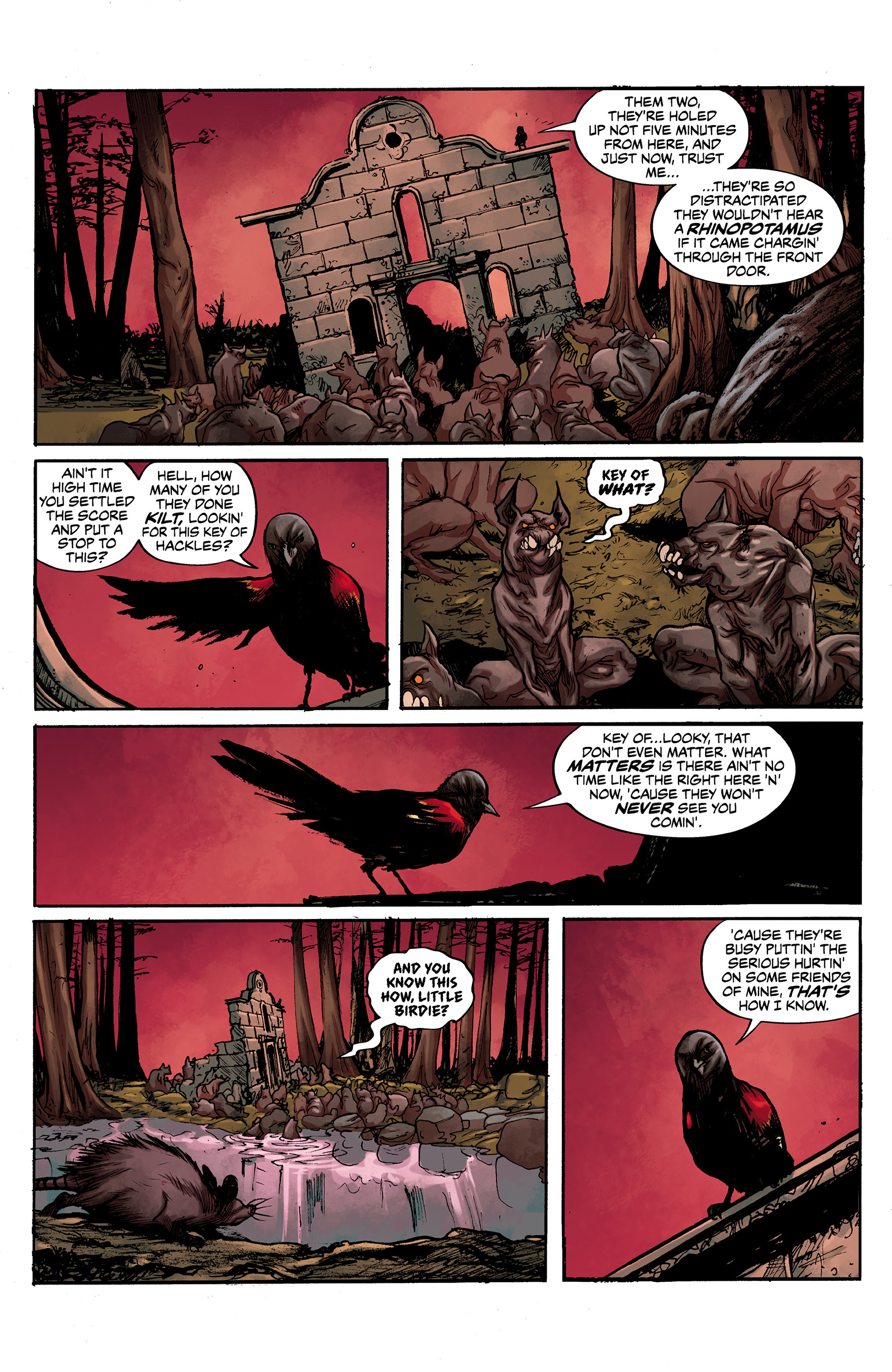 Read online Alabaster: The Good, the Bad and the Bird comic -  Issue #5 - 12