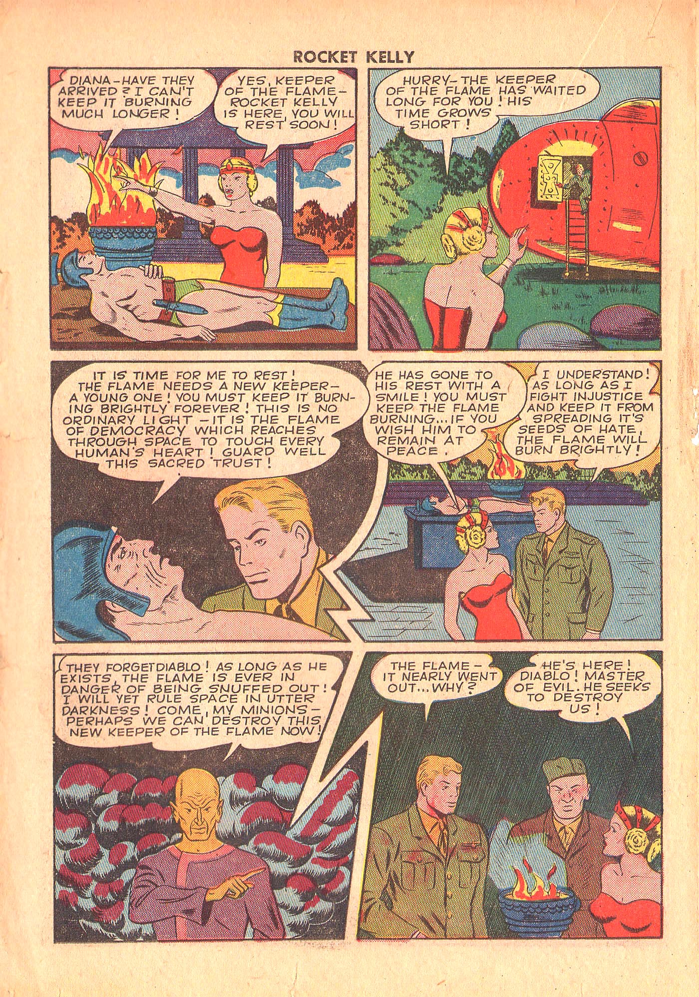 Read online Rocket Kelly (1945) comic -  Issue #1 - 18