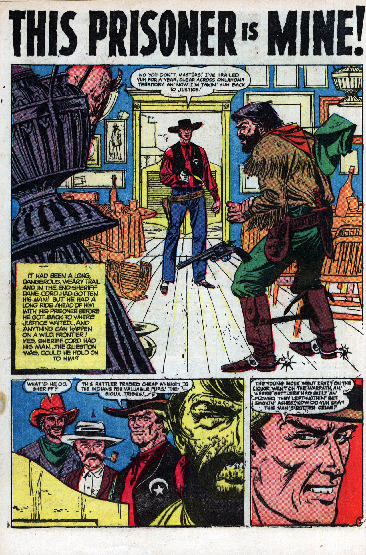 Read online Six-Gun Western comic -  Issue #4 - 16