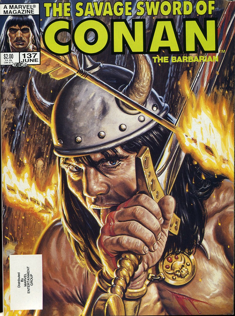 Read online The Savage Sword Of Conan comic -  Issue #137 - 1