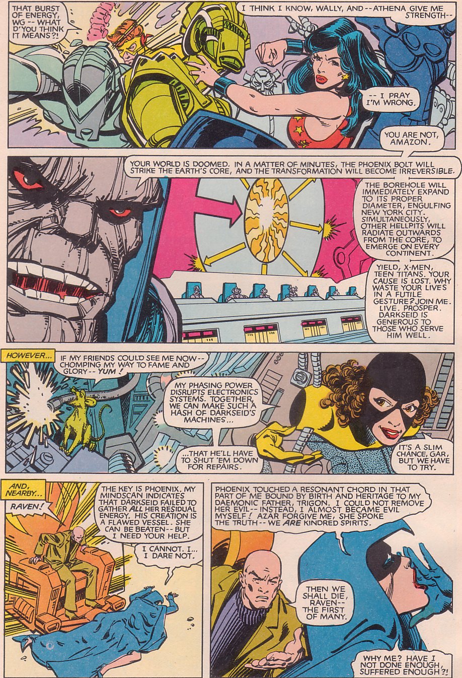 Read online Marvel and DC Present featuring The Uncanny X-Men and The New Teen Titans comic -  Issue # Full - 53