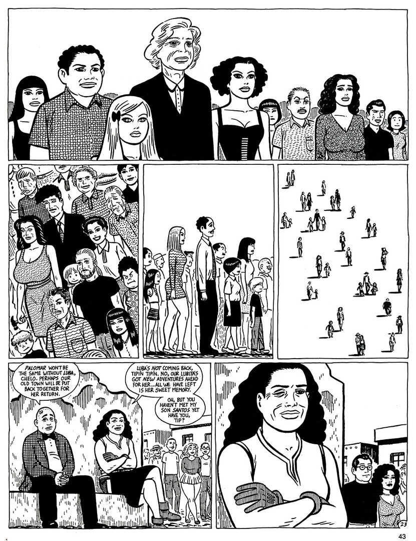 Read online Love and Rockets (1982) comic -  Issue #50 - 45