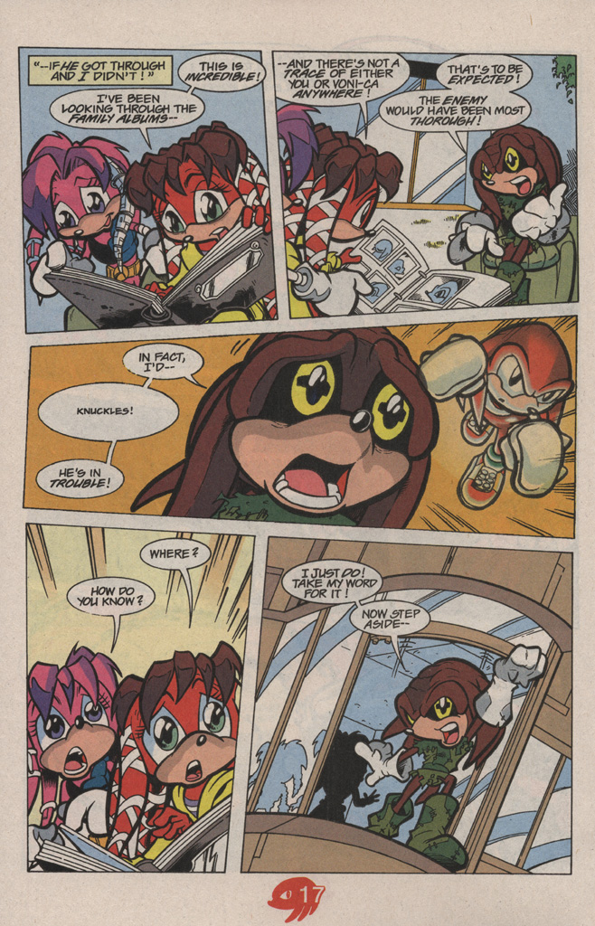 Read online Knuckles the Echidna comic -  Issue #18 - 24