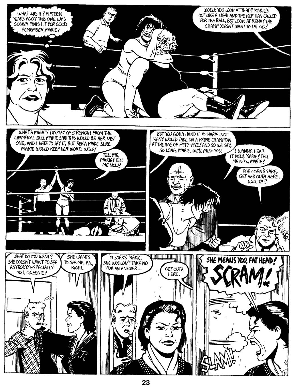 Read online Love and Rockets (1982) comic -  Issue #16 - 25