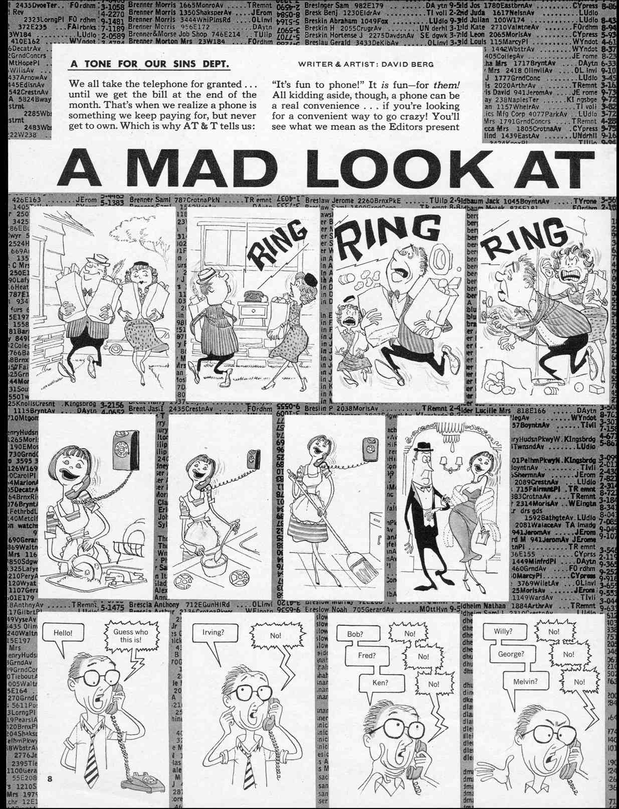 Read online MAD comic -  Issue #64 - 10