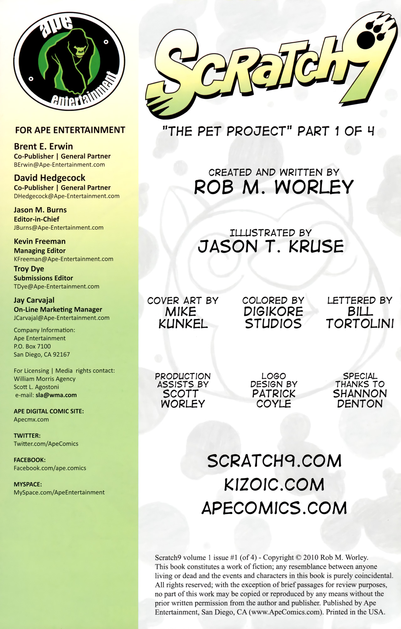 Read online Scratch9 comic -  Issue #1 - 2