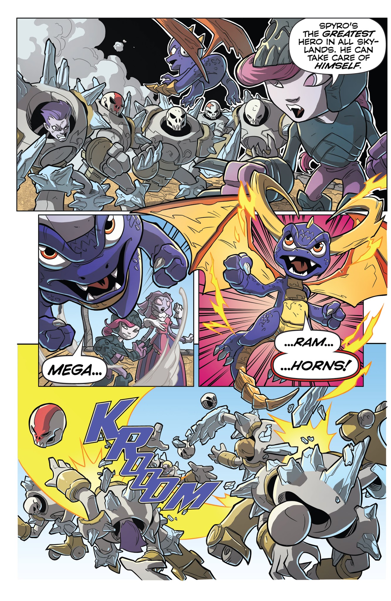 Read online Skylanders Quarterly-Spyro & Friends: Biting Back comic -  Issue # Full - 30